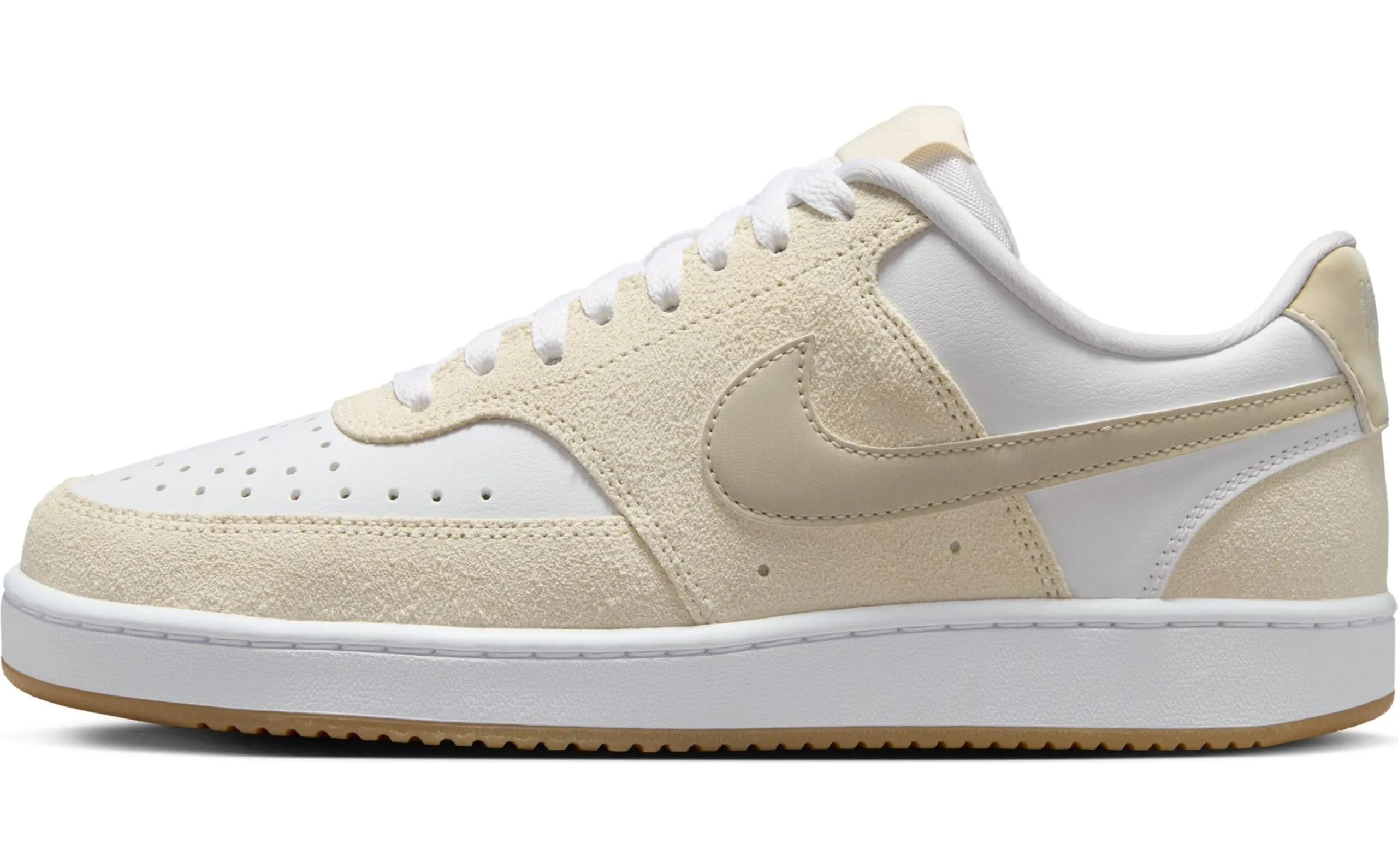 Nike Court Vision Low Damenschuh - Pale Avorio Lt Orewood BRN White - 38.5 EU - immagine 1