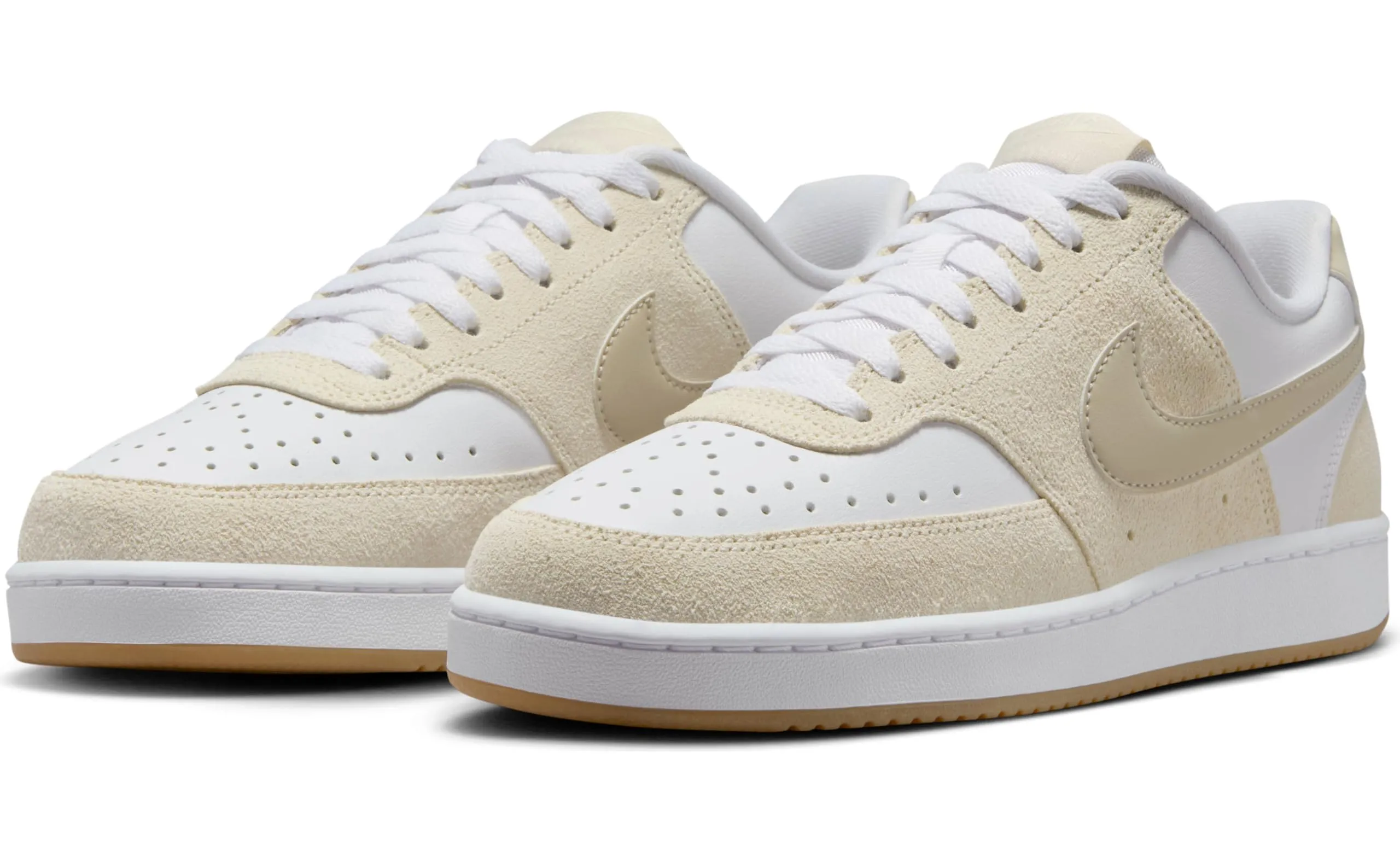 Nike Court Vision Low Damenschuh - Pale Avorio Lt Orewood BRN White - 38.5 EU - immagine 2