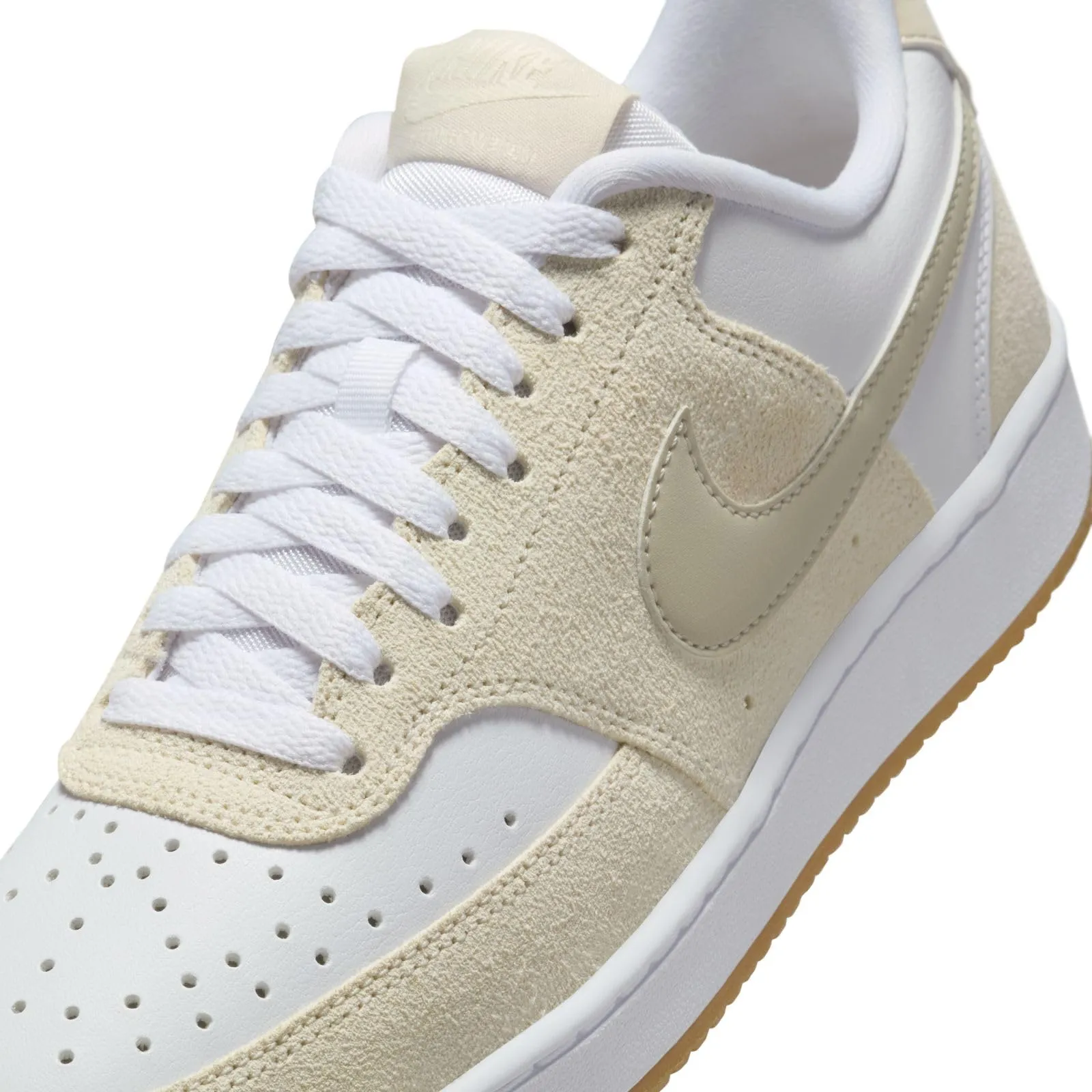 Nike Court Vision Low Damenschuh - Pale Avorio Lt Orewood BRN White - 38.5 EU - immagine 7