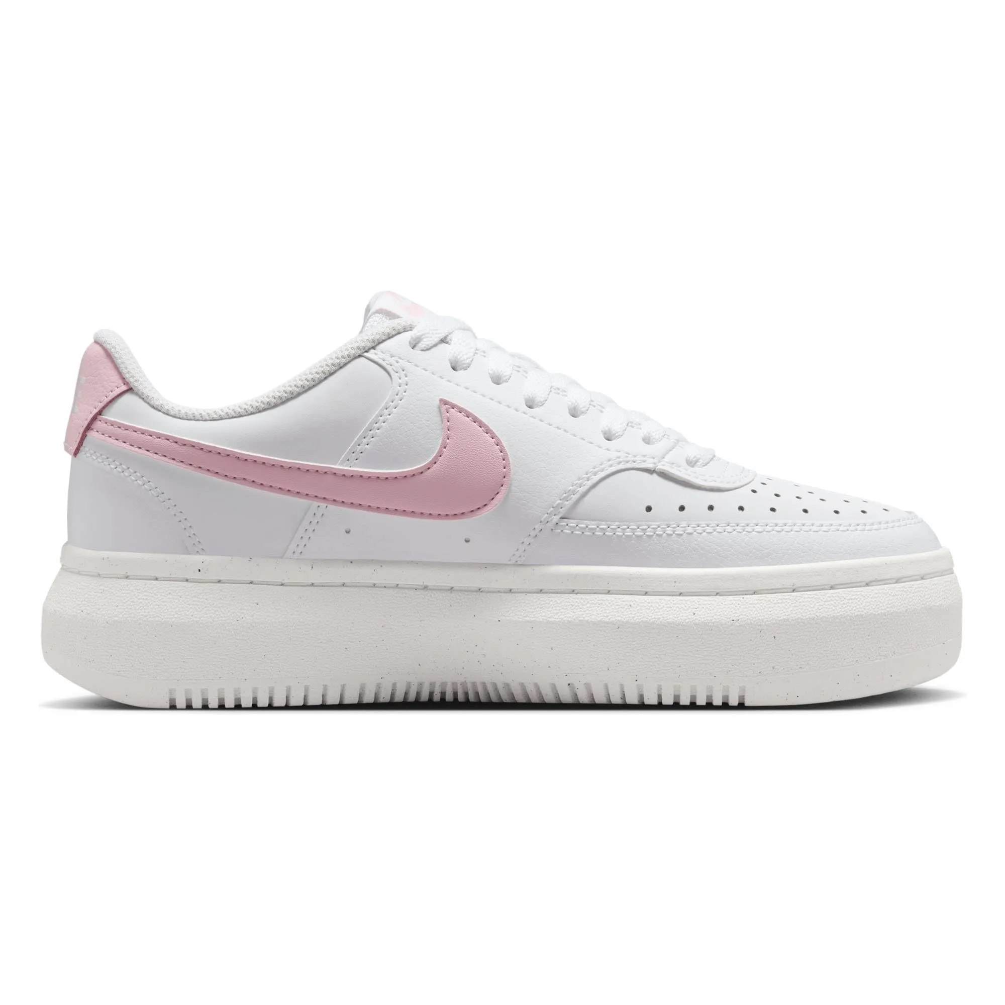 Nike Court Vision Alta Damenschuh DZ5394-105 Corda in Schiuma Bianca e Rosa, 42 EU - immagine 3
