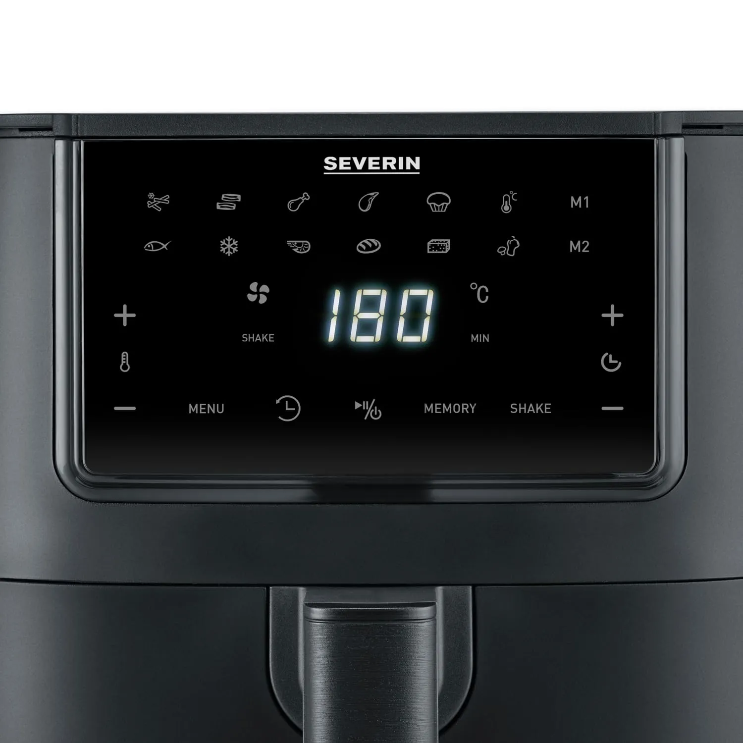 Severin Friggitrice ad Aria Calda XXL 7L 1700W Display Touch, 12 Programmi, Rivestimento Ceramica, Nero - FR 2462 - immagine 6