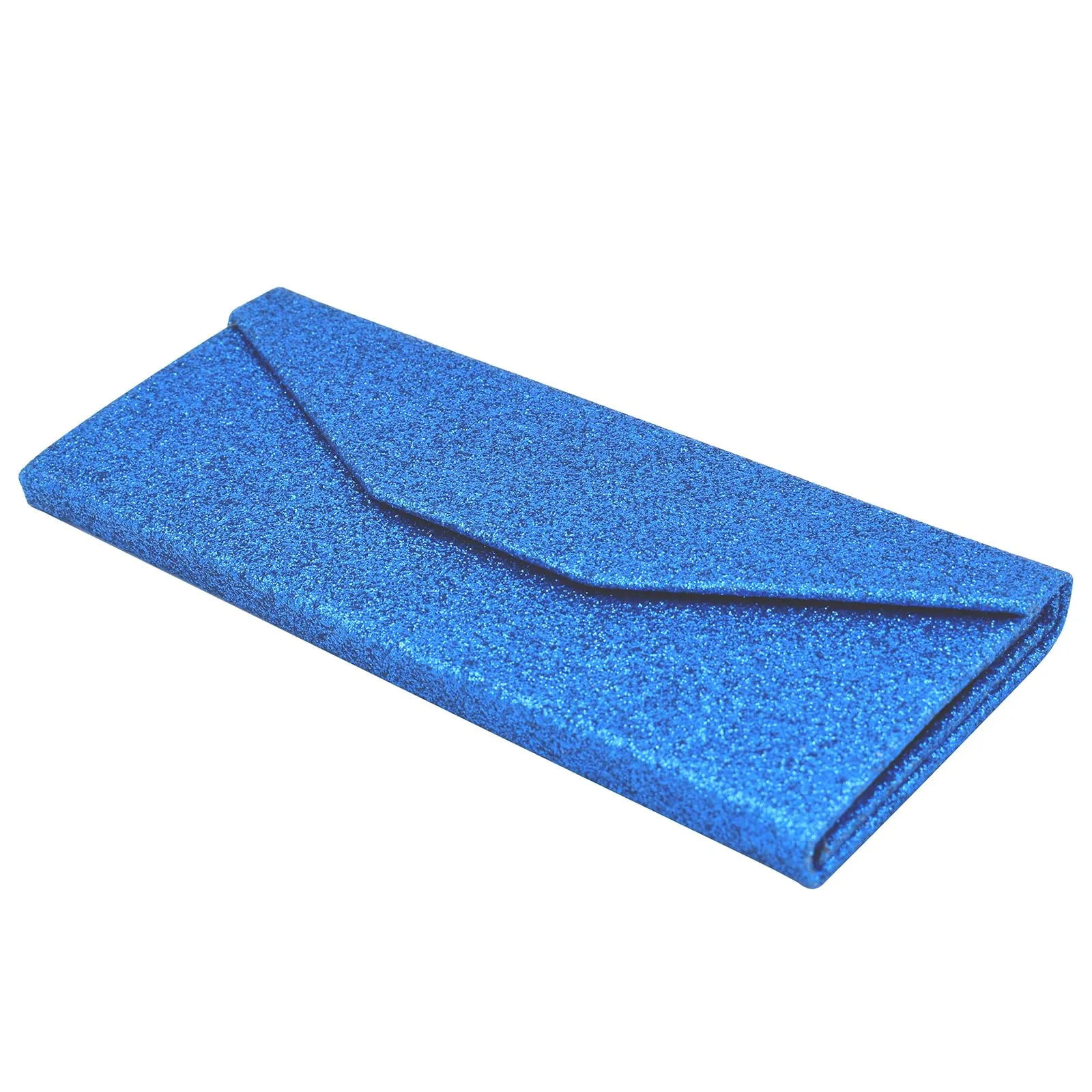 TBOC Custodia Pieghevole Rigida per Occhiali da Sole e Vista, Design Triangolare con Chiusura Magnetica, Blu Brillante - immagine 3