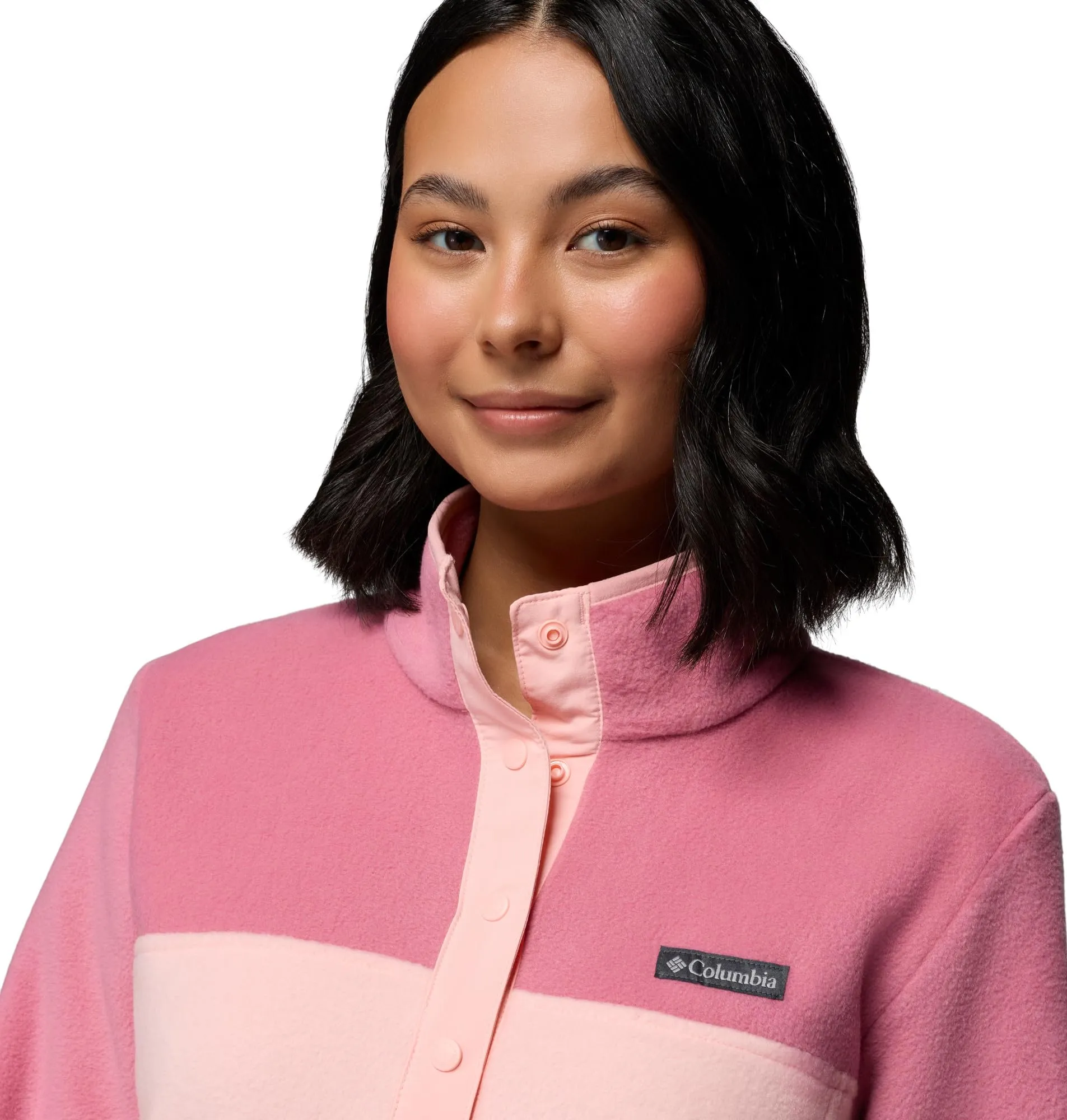 Columbia Donna Benton Springs 1/2 Snap Pull Over II, Rosa sabbia/rosetta, XS - immagine 3