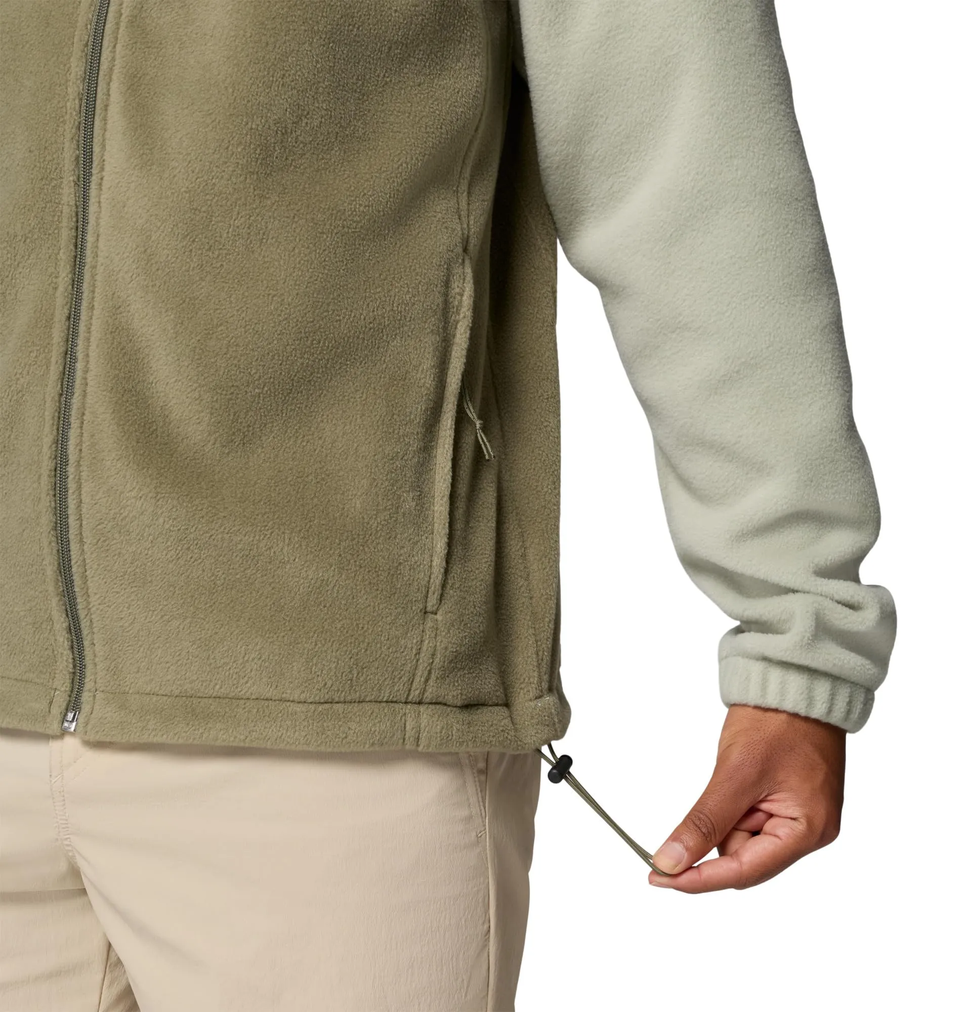 Columbia Steens Mountain Full Zip 2.0 Men's Fleece Jacket, Safari/Stone Green, XXL - immagine 6