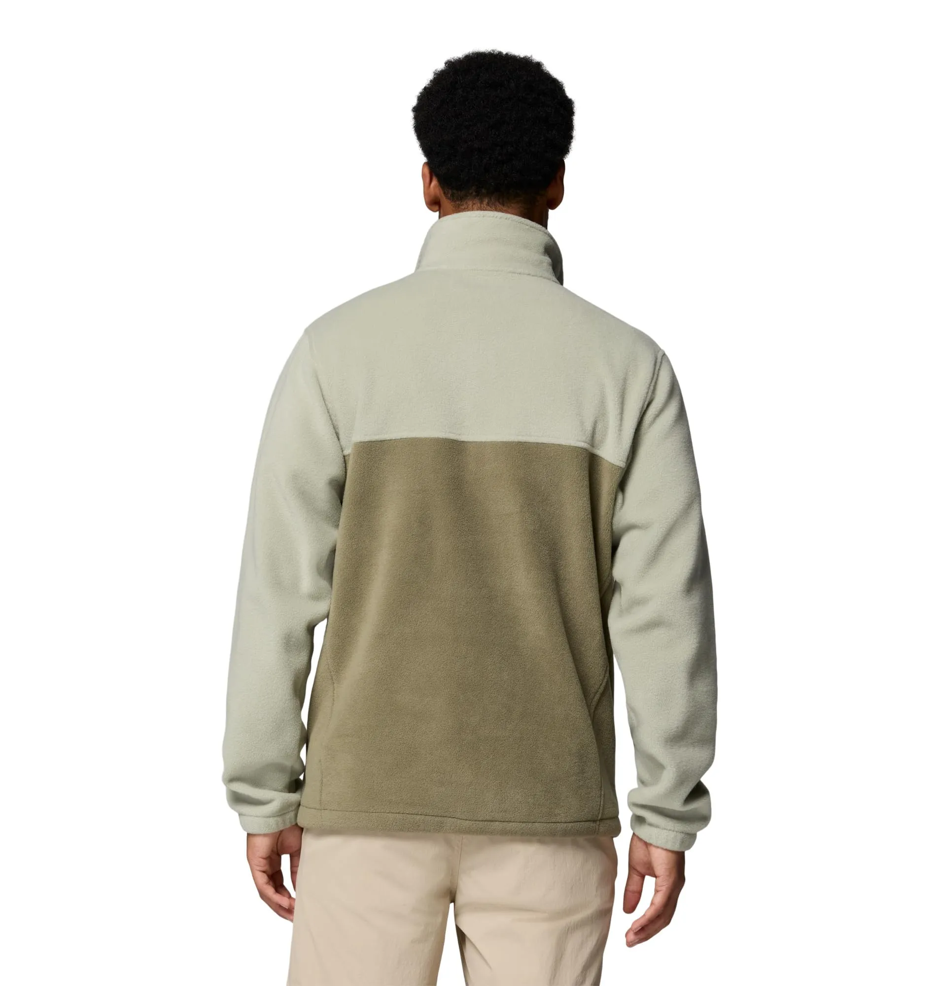 Columbia Steens Mountain Full Zip 2.0 Men's Fleece Jacket, Safari/Stone Green, S - immagine 2