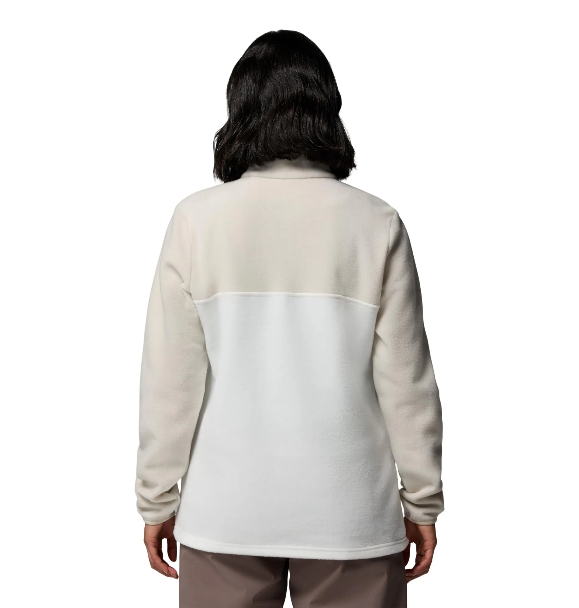 Columbia Benton Springs 1/2 Snap Pullover II Women's XL - Sea Salt/Dark Stone - immagine 2