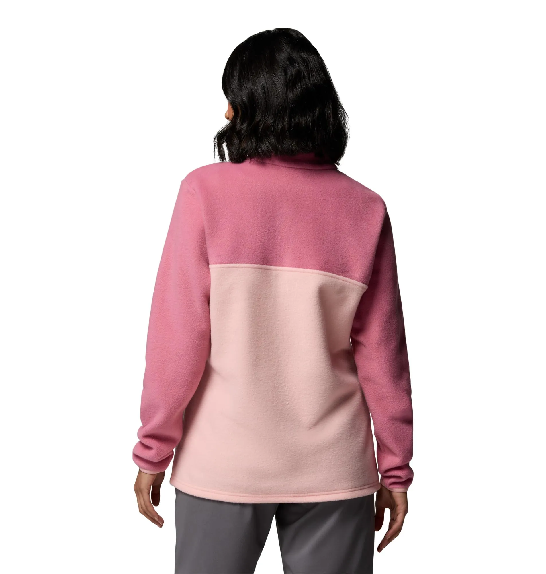 Columbia Donna Benton Springs 1/2 Snap Pull Over II, Rosa sabbia/rosetta, XXL - immagine 2