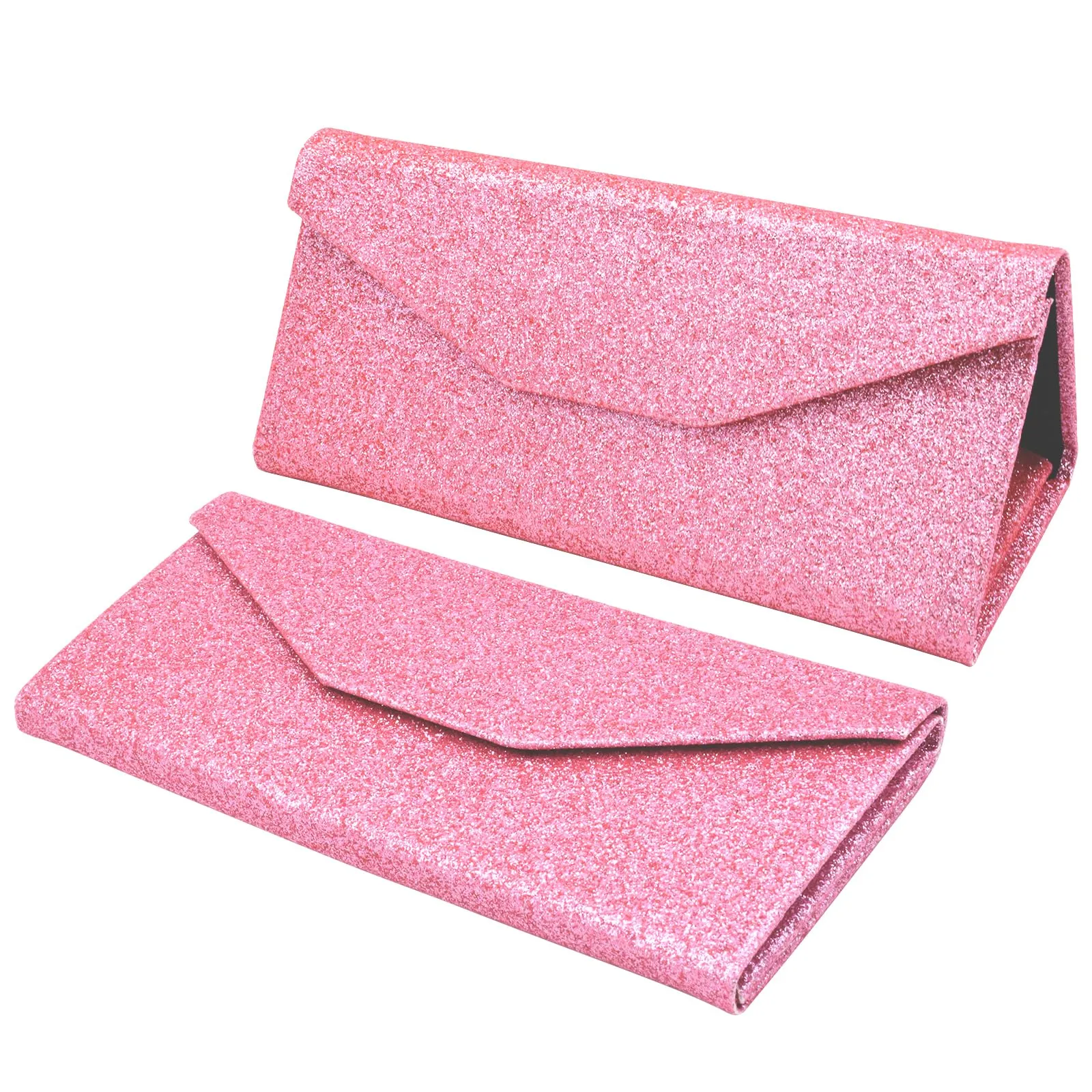 TBOC Custodia Pieghevole Rigida per Occhiali - Rosa Fantasia - immagine 1