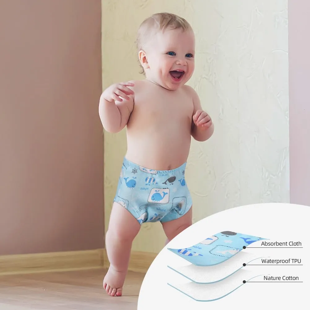 Aolso Mutandine di Apprendimento per Bambini, Cotone Assorbente e Traspirante, 6 Pezzi, Taglia 110 Ragazzo - immagine 6