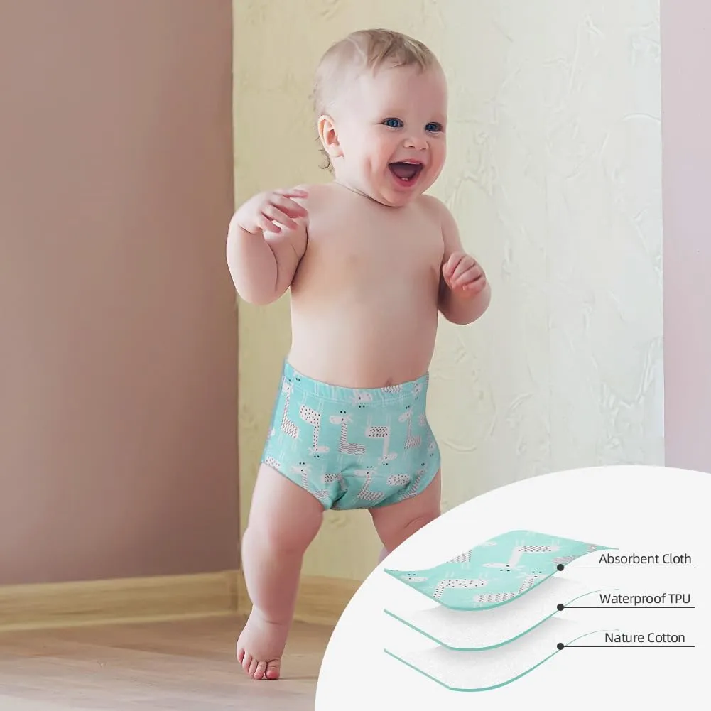 Aolso Mutandine di Apprendimento per Bambina, Cotone Assorbente e Traspirante, 6 Pezzi, Taglia 110 - immagine 6