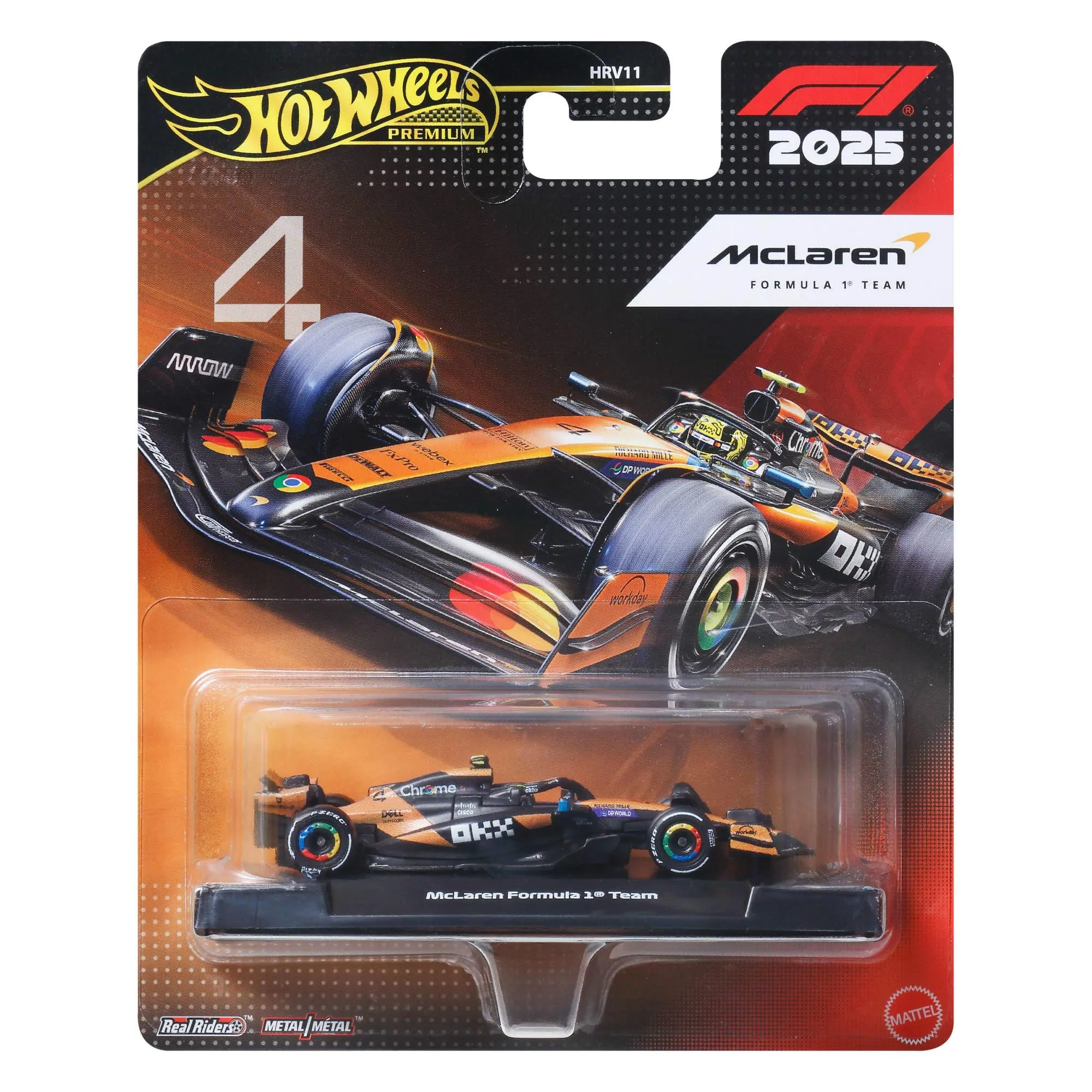 Hot Wheels Premium McLaren Team MasterCard Formula 1 Race Car - immagine 6