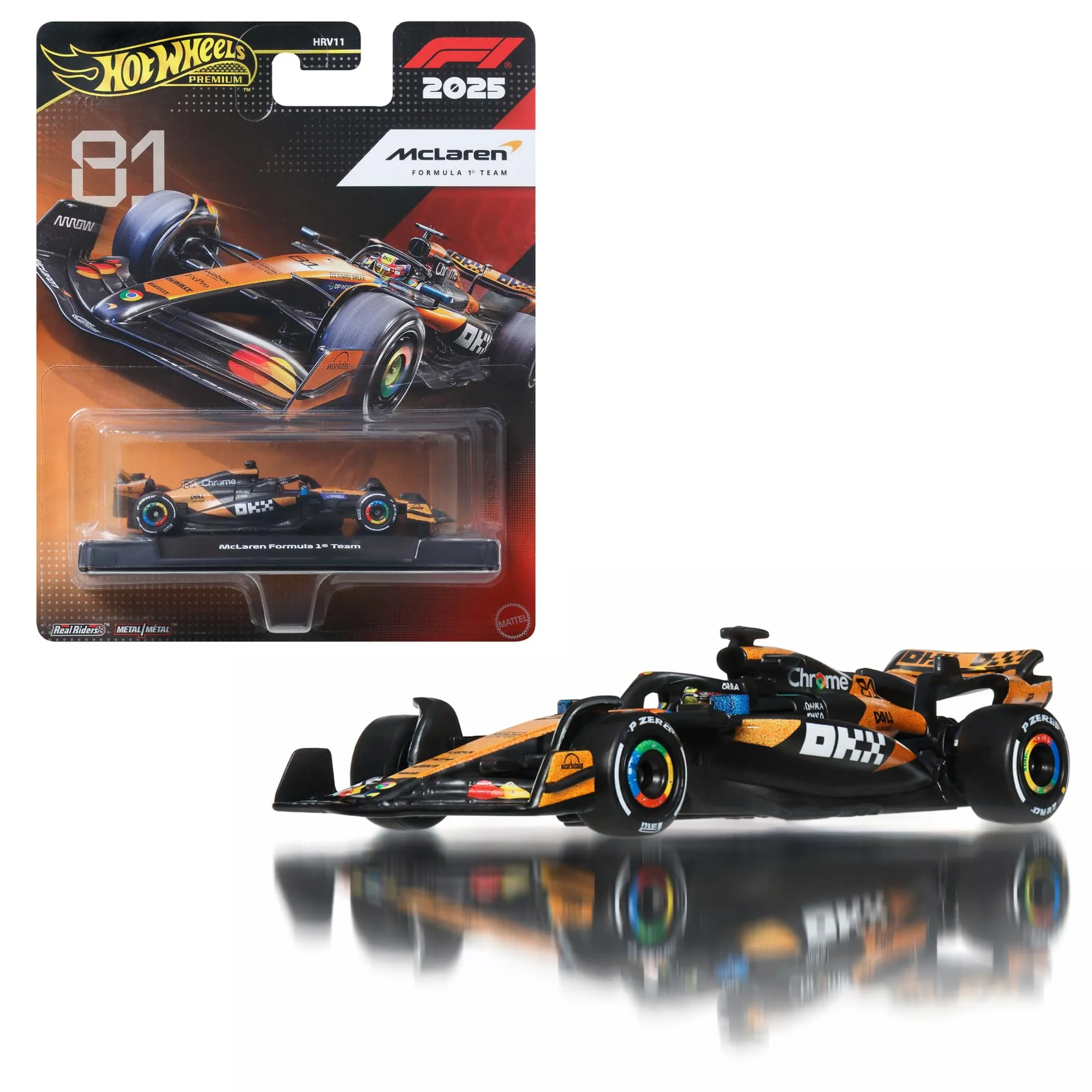 Hot Wheels Premium Team McLaren Formula 1 #81 1:64 Scale - immagine 1