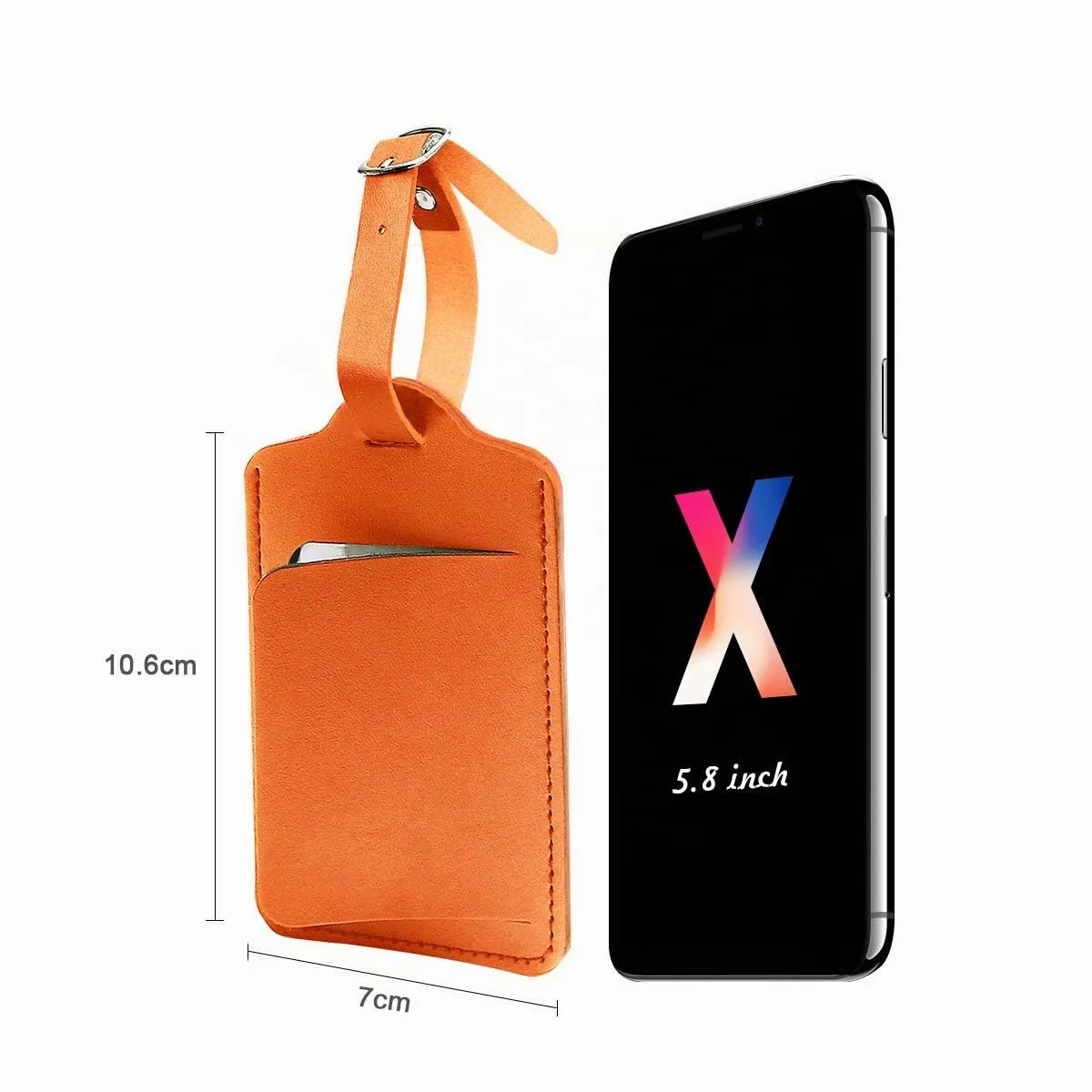 flintronic Viaggio Bagagli Tag, 2 Pezzi Etichette per Valigia - immagine 2