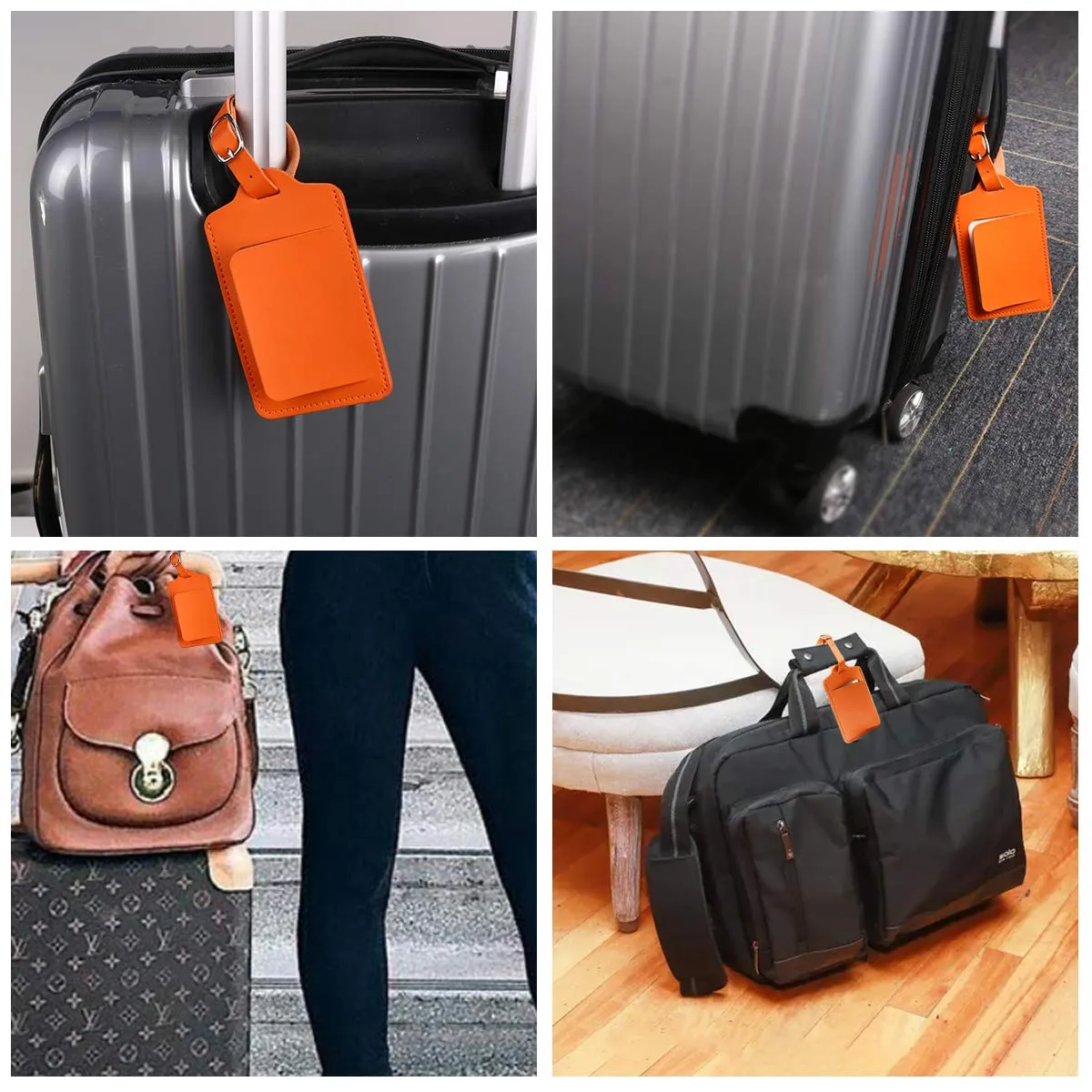 flintronic Viaggio Bagagli Tag, 2 Pezzi Etichette per Valigia - immagine 5