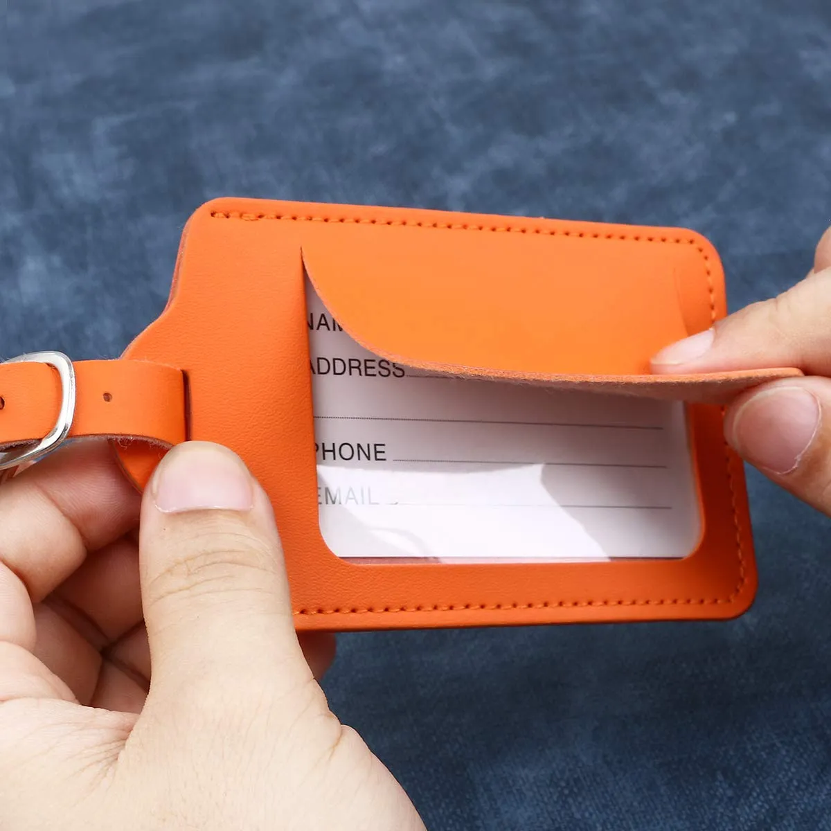 flintronic Viaggio Bagagli Tag, 2 Pezzi Etichette per Valigia - immagine 7