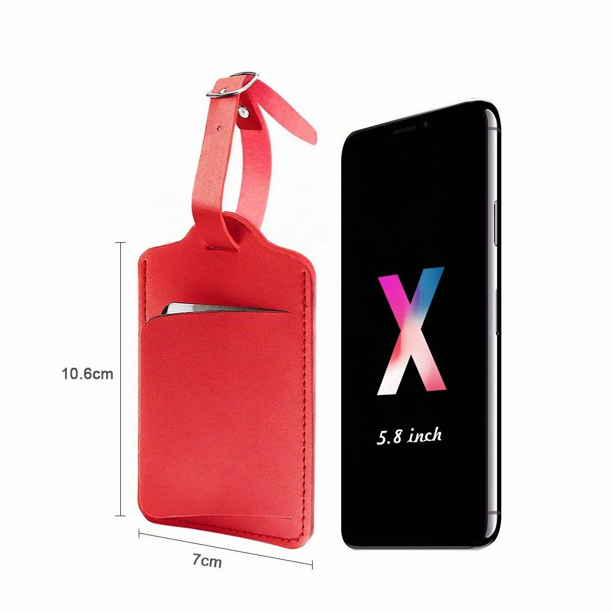 flintronic Viaggio Bagagli Tag, 2 Pezzi Etichette per Valigia - immagine 2