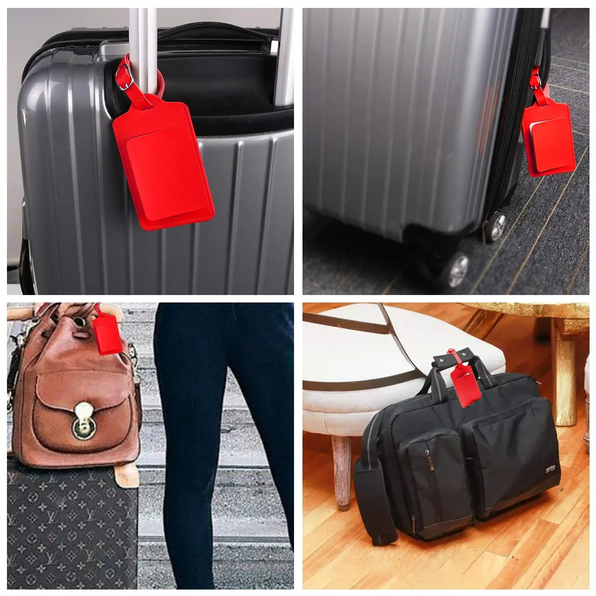 flintronic Viaggio Bagagli Tag, 2 Pezzi Etichette per Valigia - immagine 7
