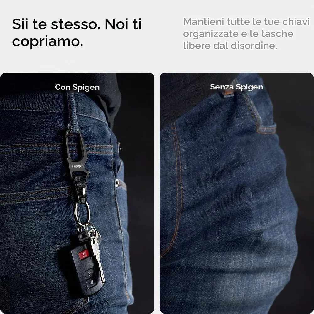 Spigen LIFE Moschettone Portachiavi Clip con Apribottiglie - immagine 3