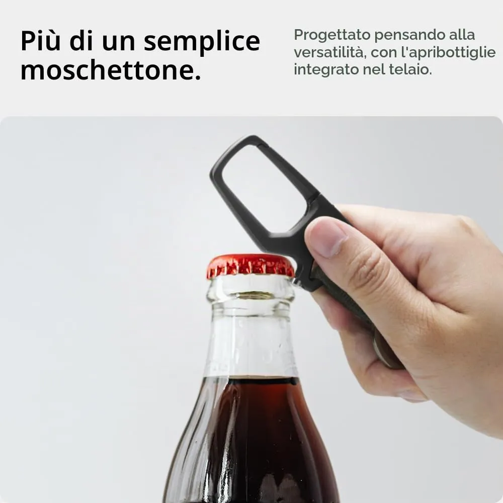 Spigen LIFE Moschettone Portachiavi Clip con Apribottiglie - immagine 4