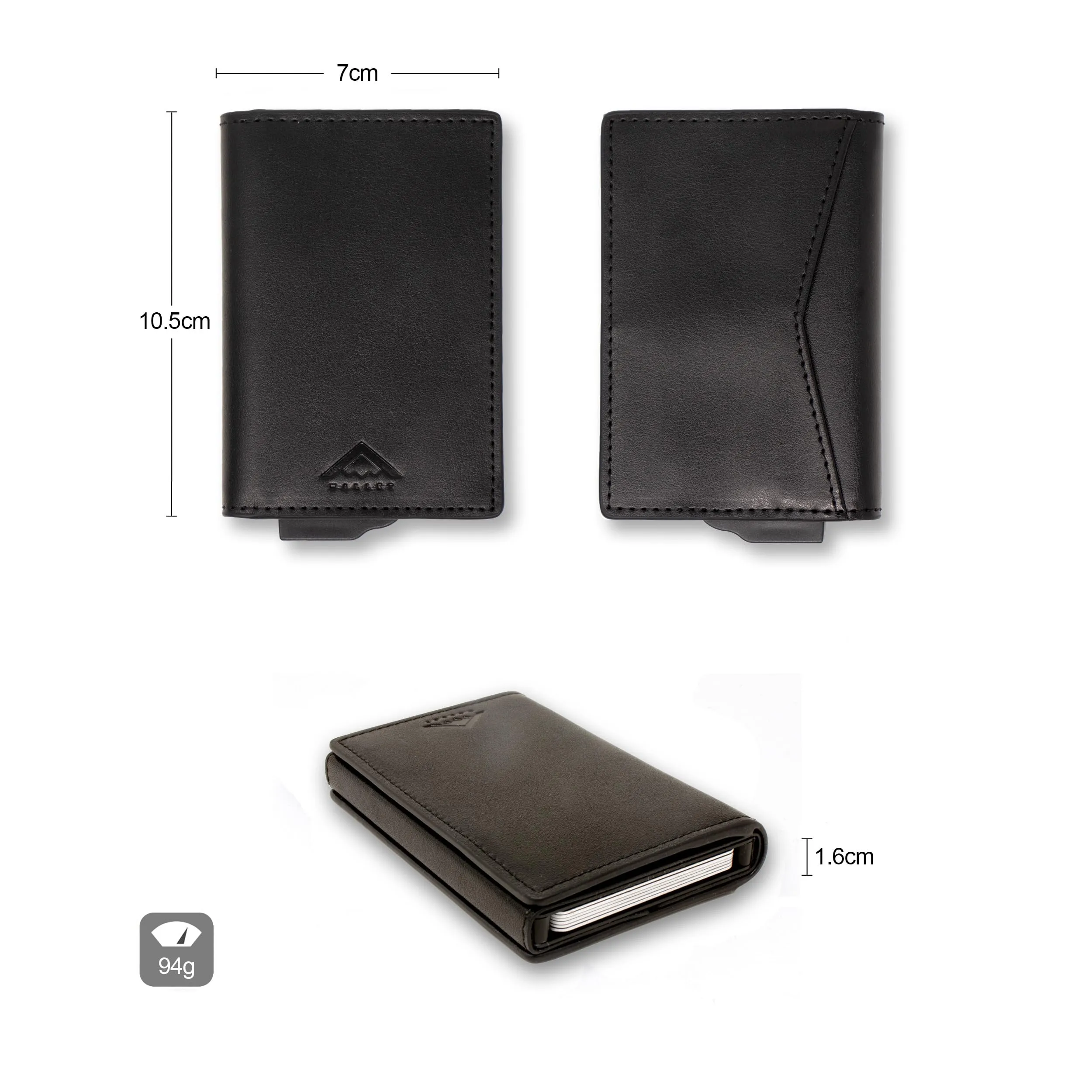 Stealth Wallet Portacarte RFID Slim da Uomo con Chiusura Magnetica SW-003 - immagine 8