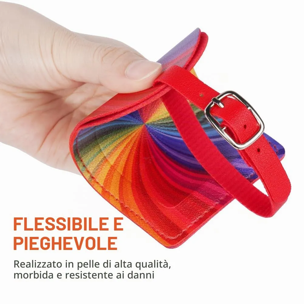 flintronic Viaggio Bagagli Tag, 2 Pezzi Etichette per Valigia - immagine 4