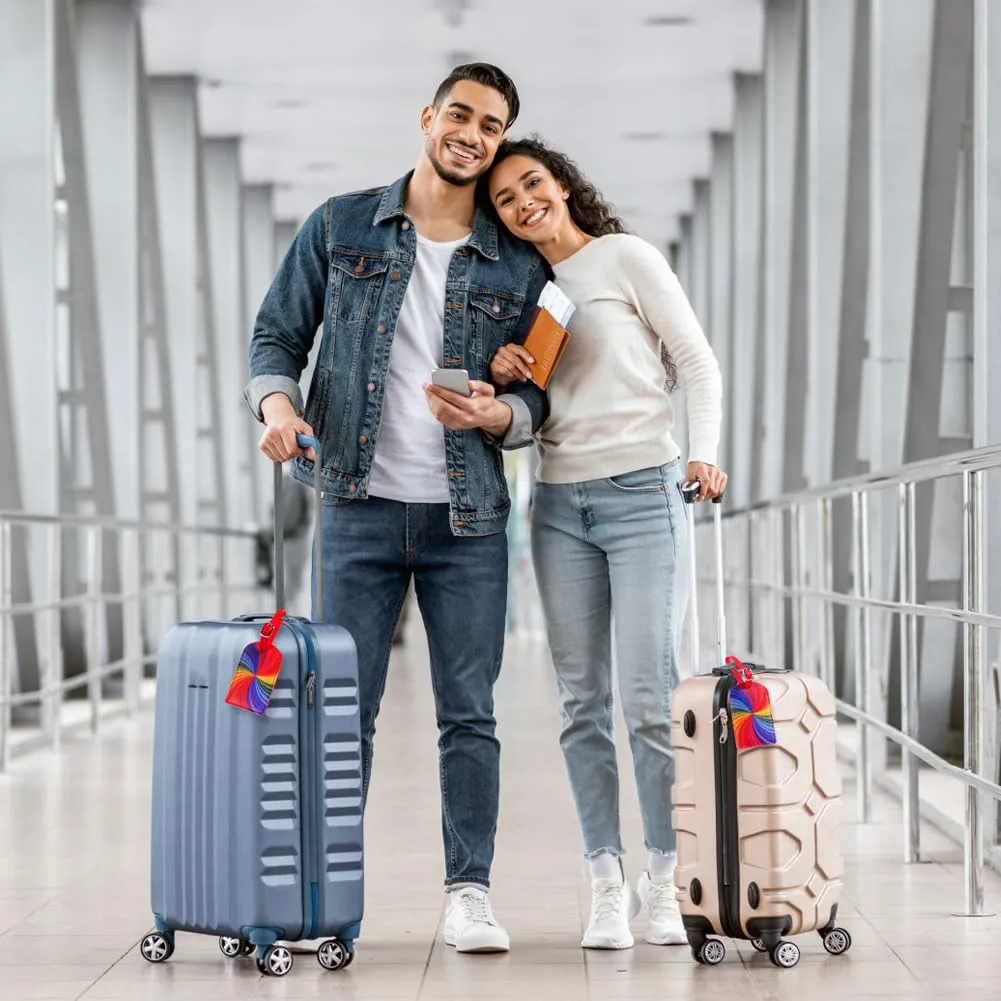 flintronic Viaggio Bagagli Tag, 2 Pezzi Etichette per Valigia - immagine 7