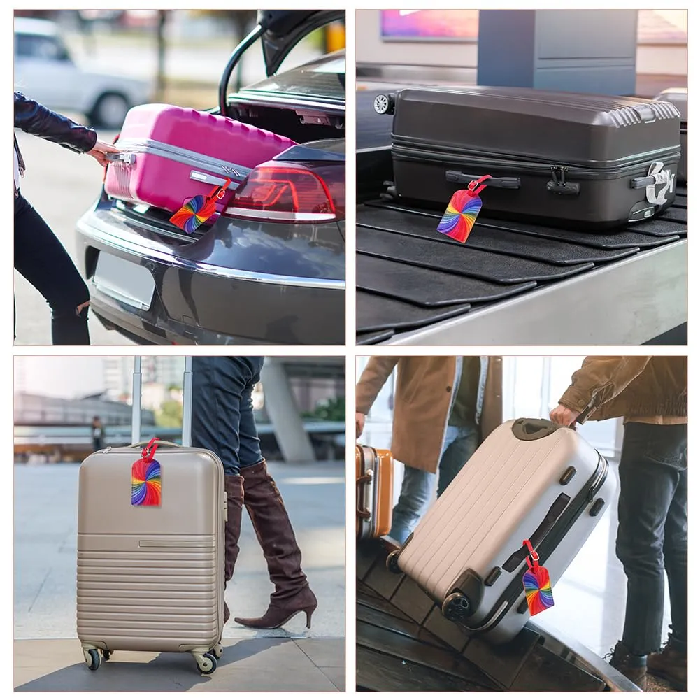 flintronic Viaggio Bagagli Tag, 2 Pezzi Etichette per Valigia - immagine 8