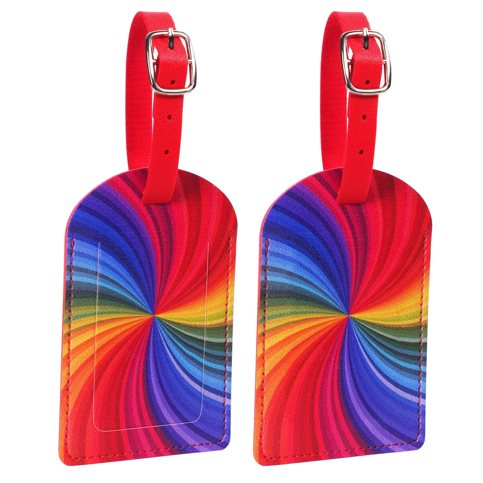 flintronic Viaggio Bagagli Tag, 2 Pezzi Etichette per Valigia - immagine 9