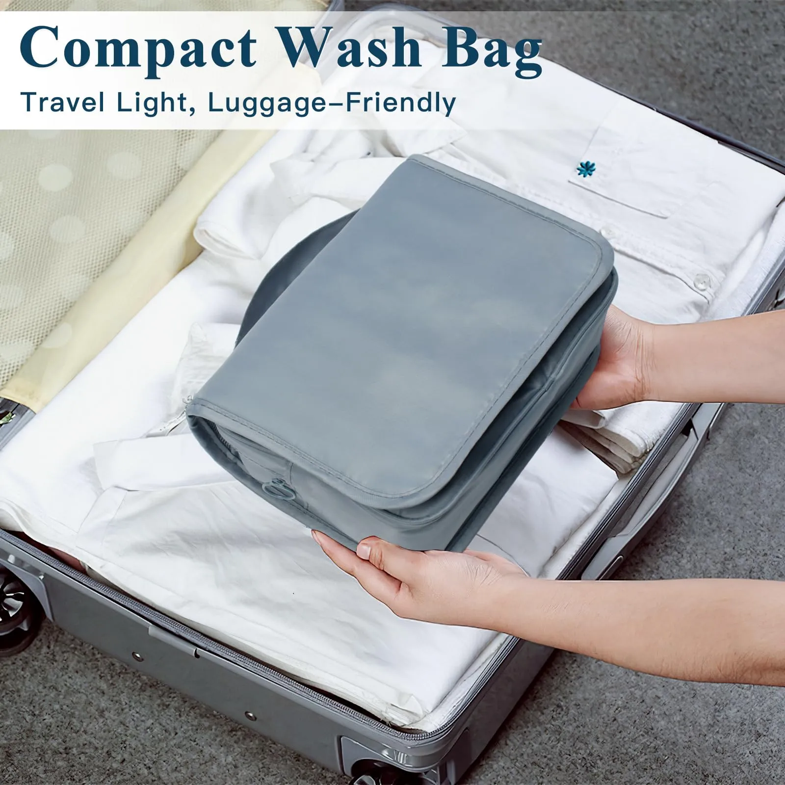 Zivacate Borsa da Toilette da Appendere Impermeabile - immagine 6