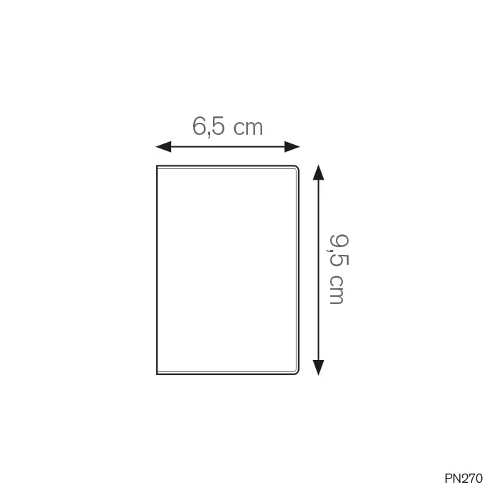 ONE SHOP di Bracalente Piero Porta carte di credito e tessere 3 tasche in PVC, 2 pezzi, Colore Casuale - immagine 2