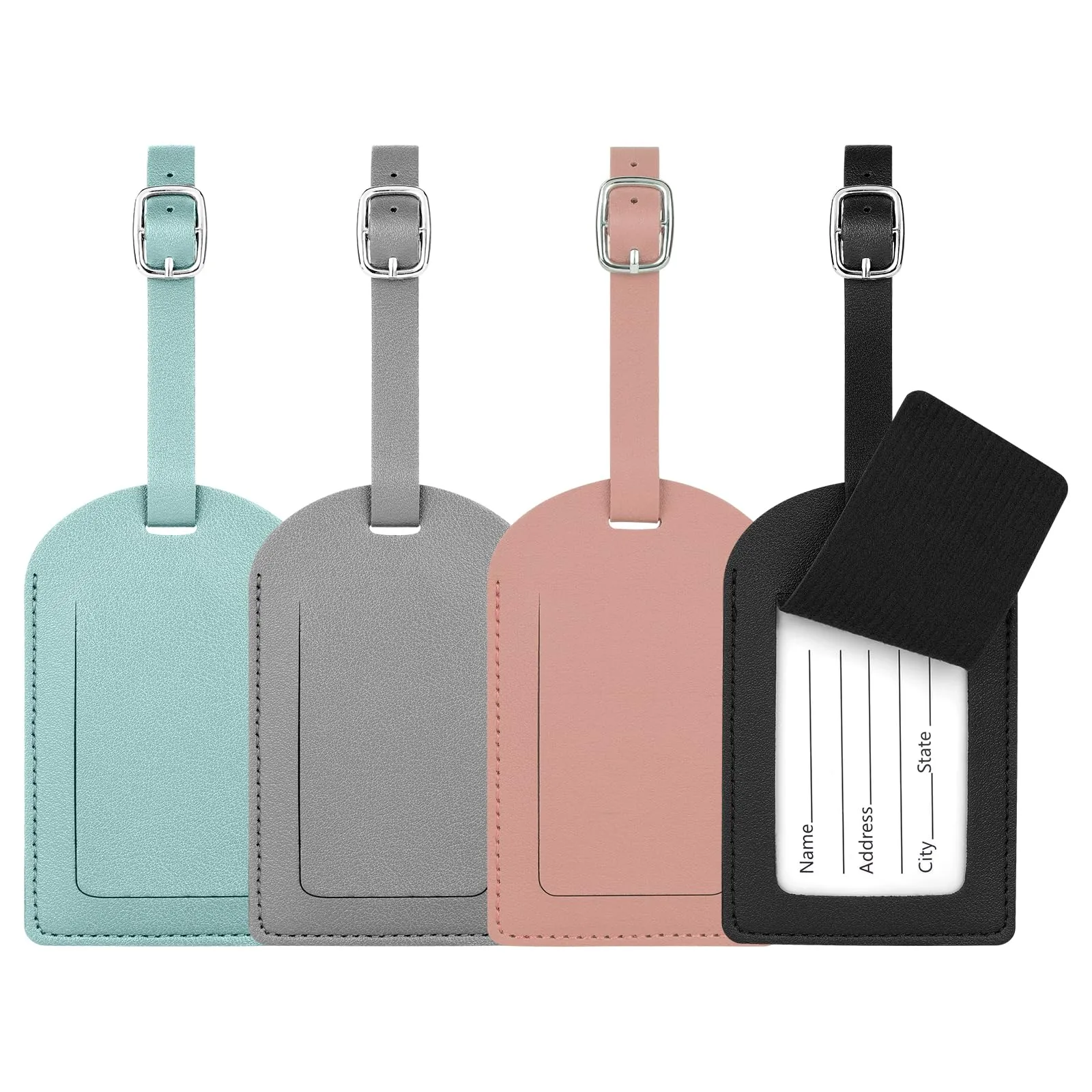 flintronic Etichette per Bagaglio, 4 Pezzi - immagine 1