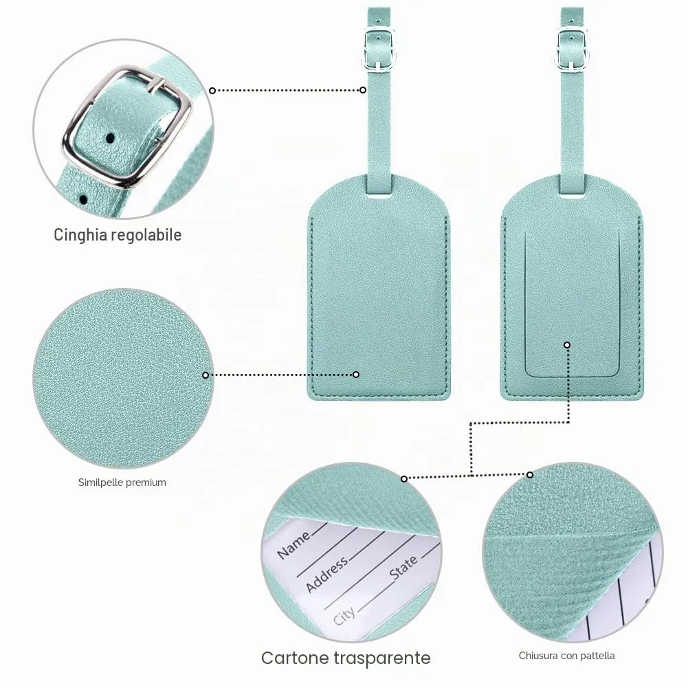 flintronic Etichette per Bagaglio, 4 Pezzi - immagine 4
