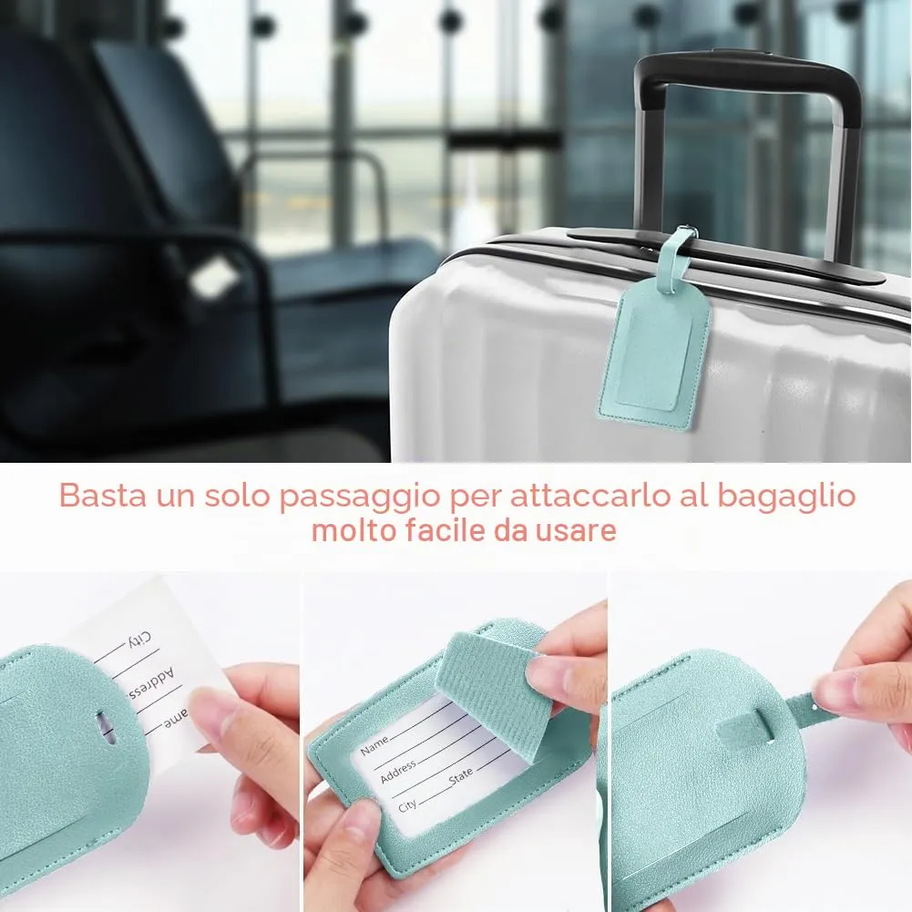 flintronic Etichette per Bagaglio, 4 Pezzi - immagine 5