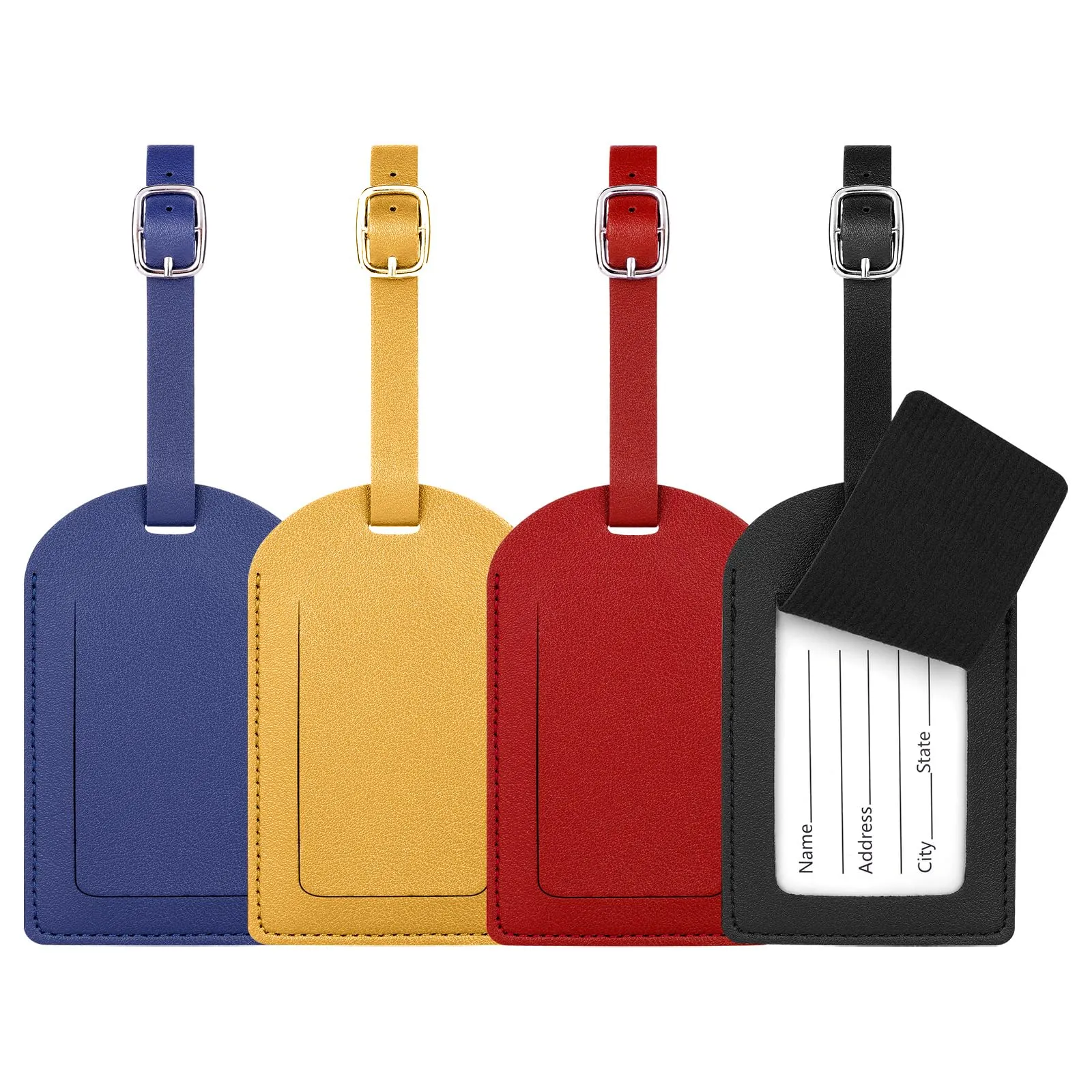 flintronic Etichette per Valigia, 4 Pezzi - immagine 1
