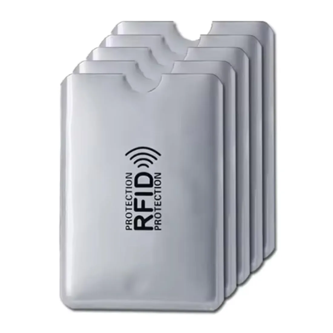 soleilx Custodie Blocco RFID, Set da 5 Custodie Protettive per Carte di Credito, Bancomat e Documenti - immagine 1