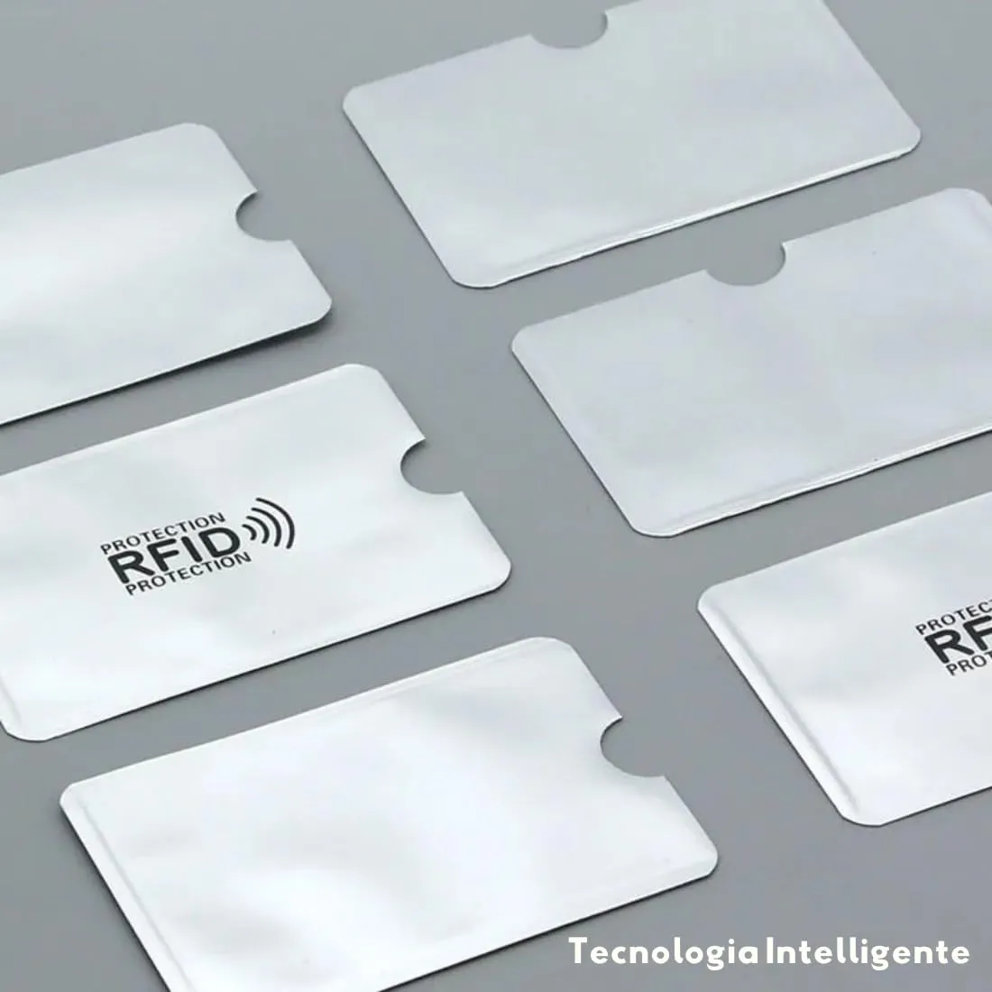 soleilx Custodie Blocco RFID, Set da 5 Custodie Protettive per Carte di Credito, Bancomat e Documenti - immagine 4