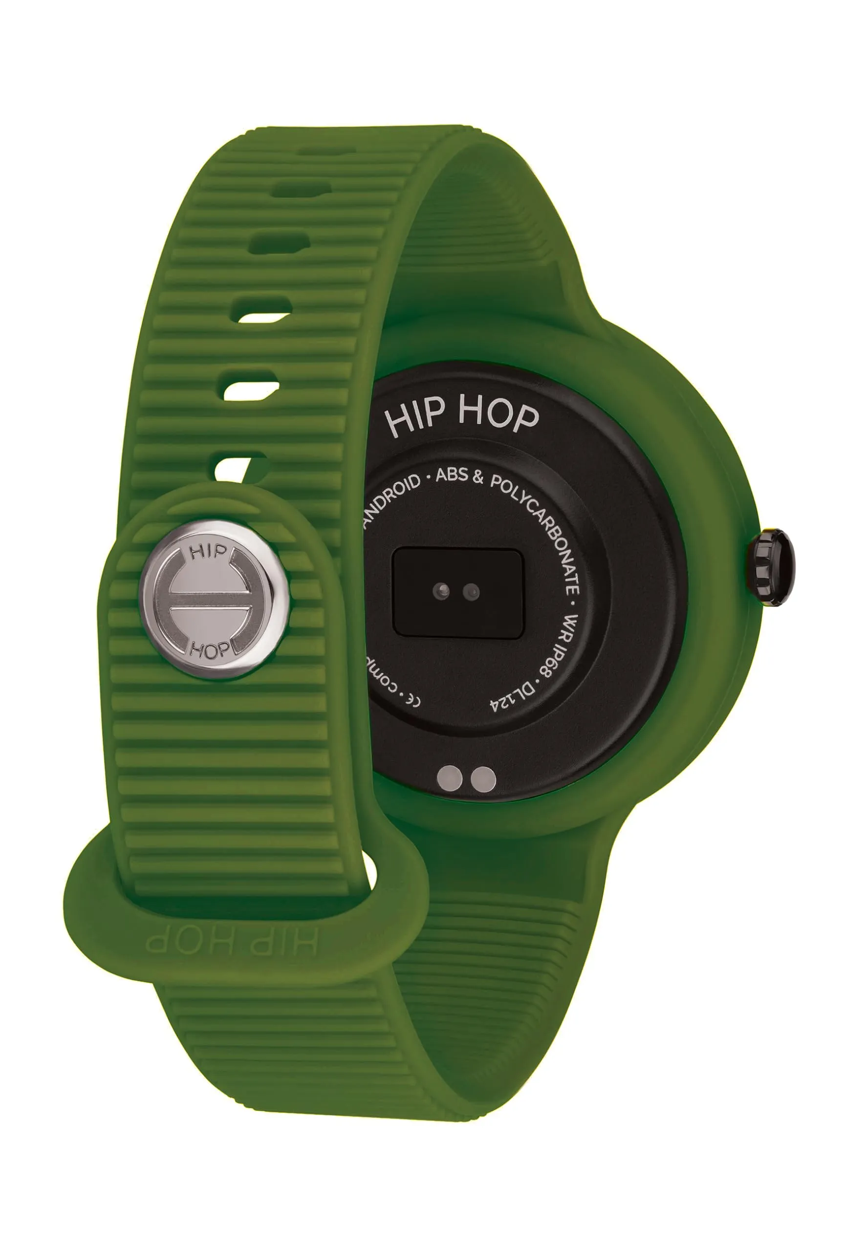 Hip Hop Hero.Next HWU1315 Smartwatch, Quadrante Nero, Cinturino Silicone Verde e Nero - immagine 4