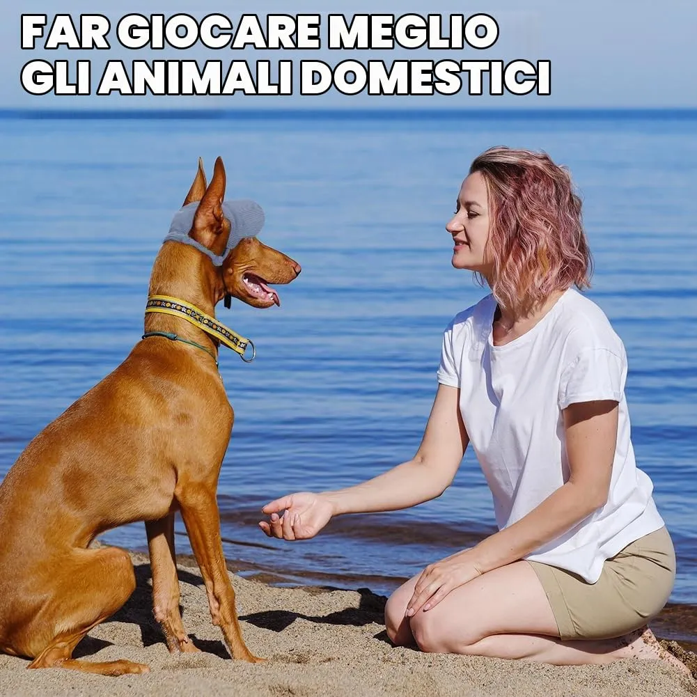 OFFCUP Berretto da Baseball per Cani Regolabile con Fori per Orecchie, Protezione Solare, Blu, XL - immagine 7