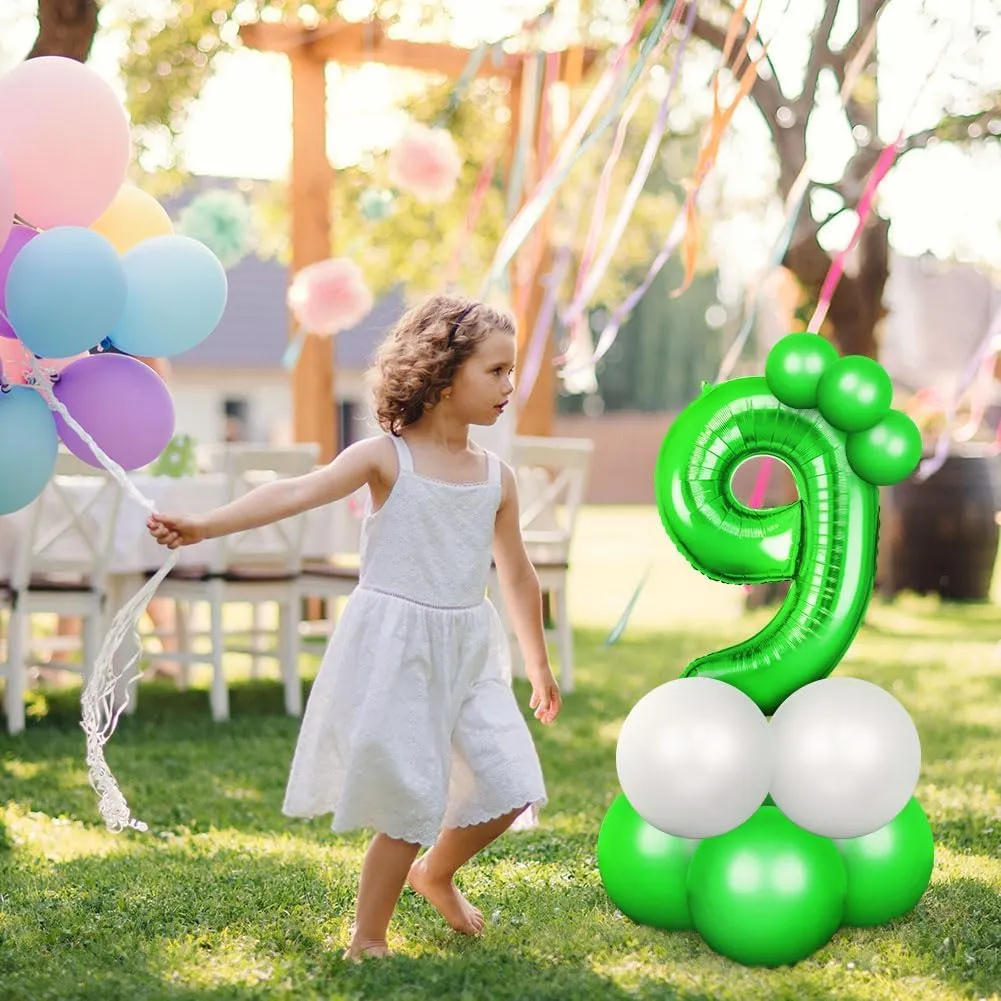 OFFCUP Palloncino Numero 12 Verde 101 cm - immagine 6