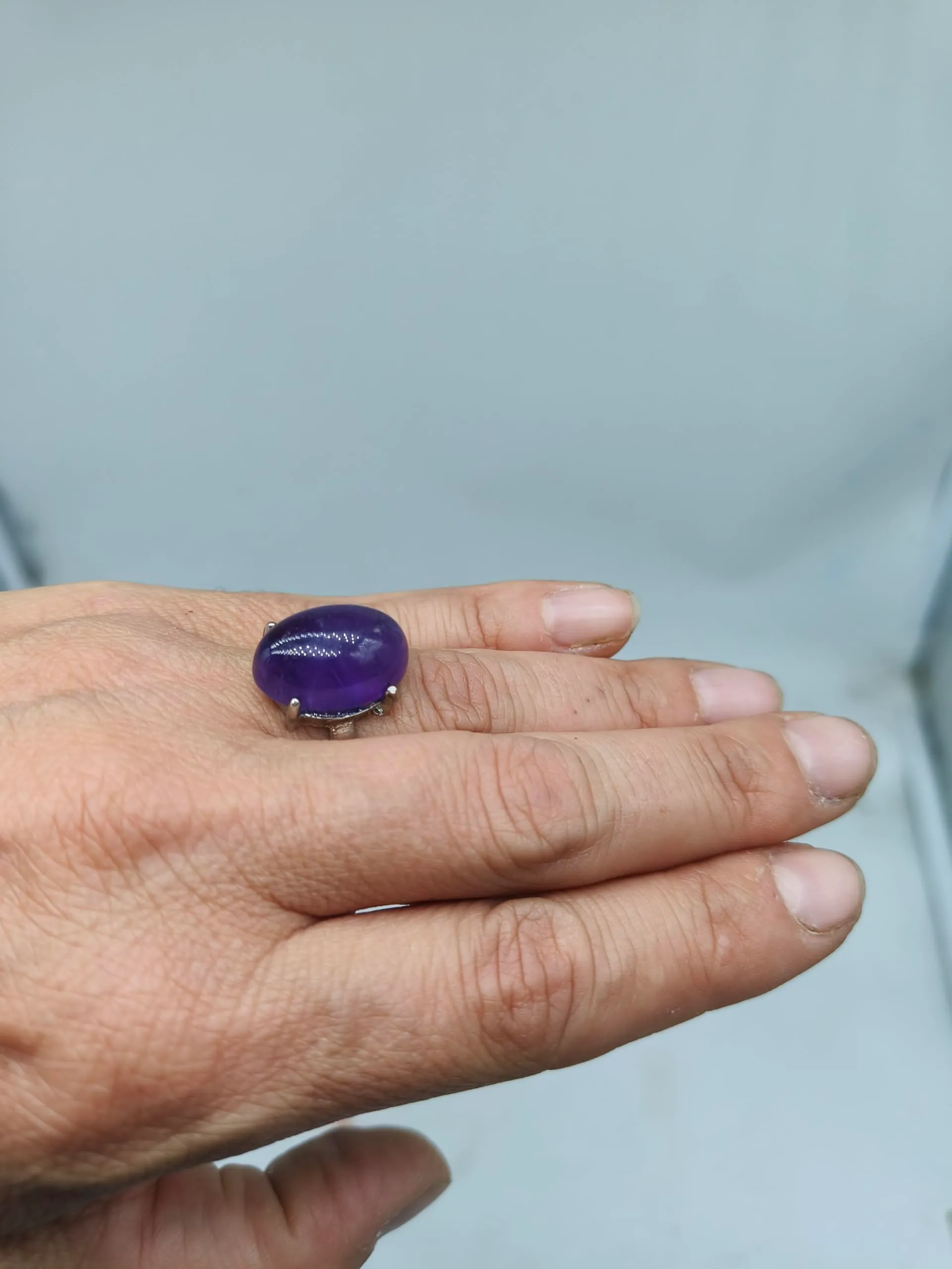 Generico Anello Regolabile in Ametista 2 - immagine 2