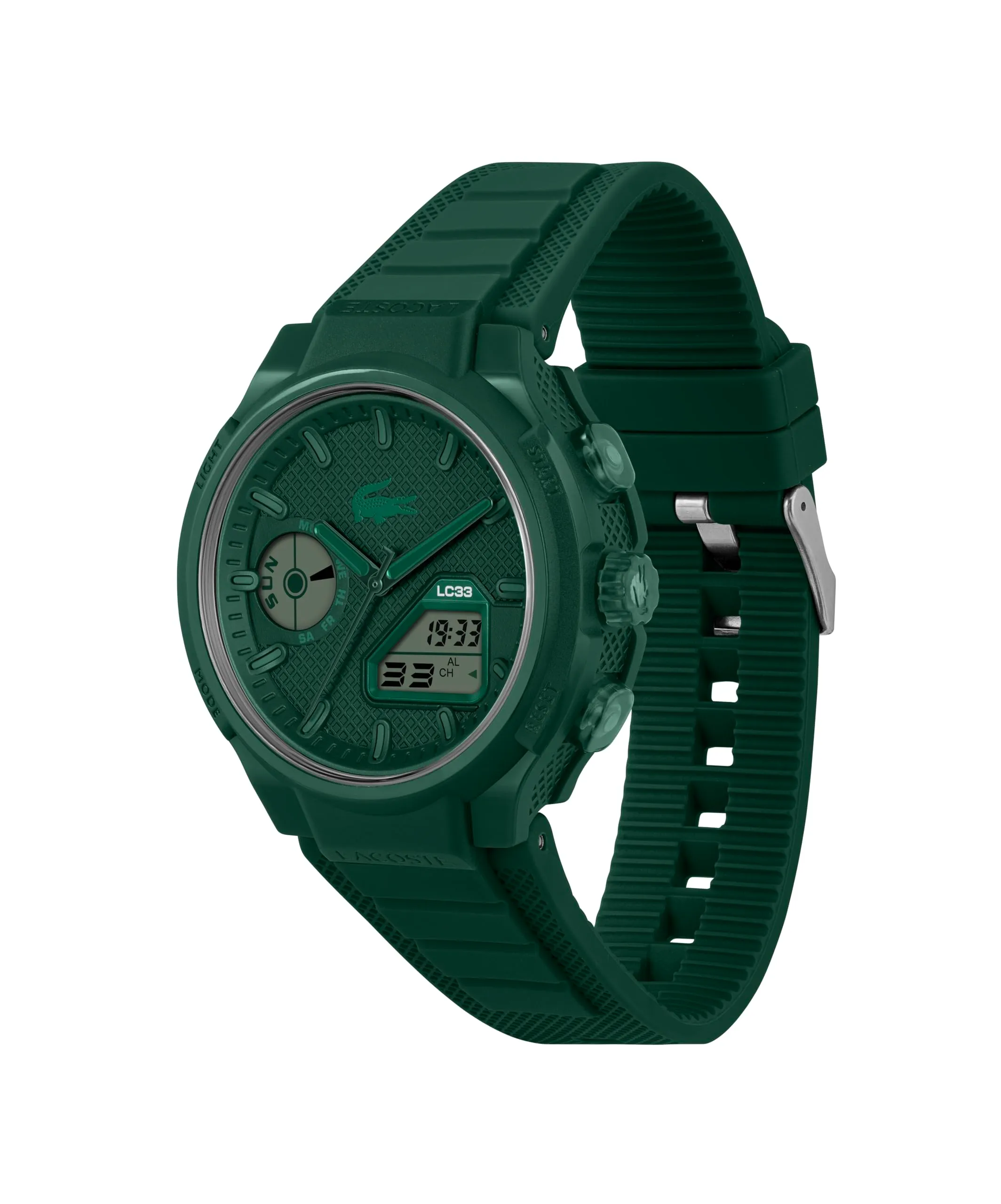 Lacoste LC33 Orologio Analogico-Digitale da Uomo in Silicone Verde - 2011449 - immagine 3