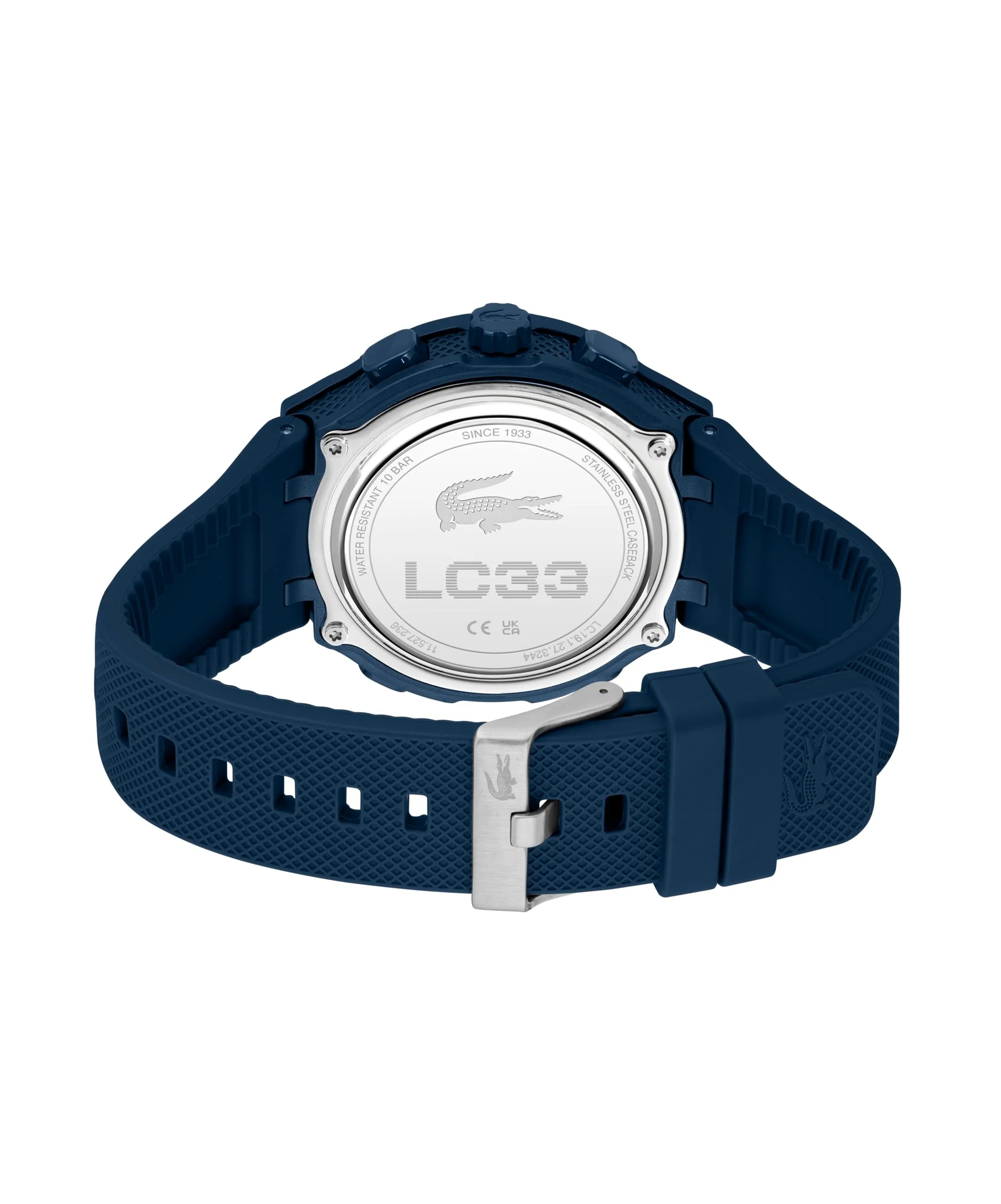 Lacoste LC33 Orologio Analogico-Digitale da Uomo Cinturino in Silicone Blu Navy - 2011448 - immagine 4