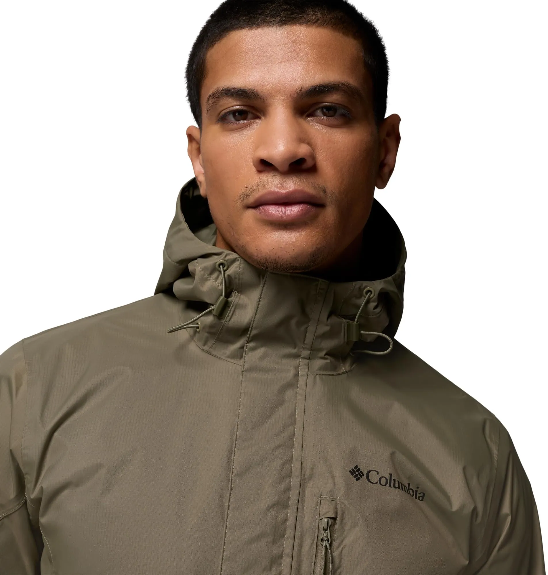 Columbia Pouring Adventure III Giacca da uomo, Impermeabile, Stone Green, S - immagine 6