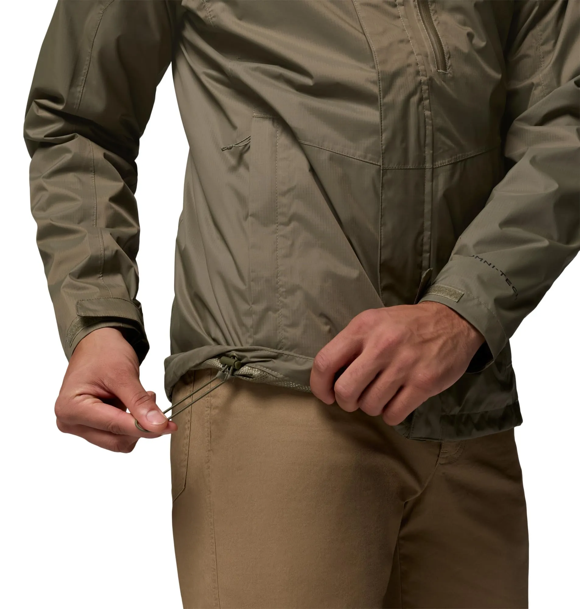 Columbia Pouring Adventure III Giacca da uomo, Impermeabile, Stone Green, S - immagine 8