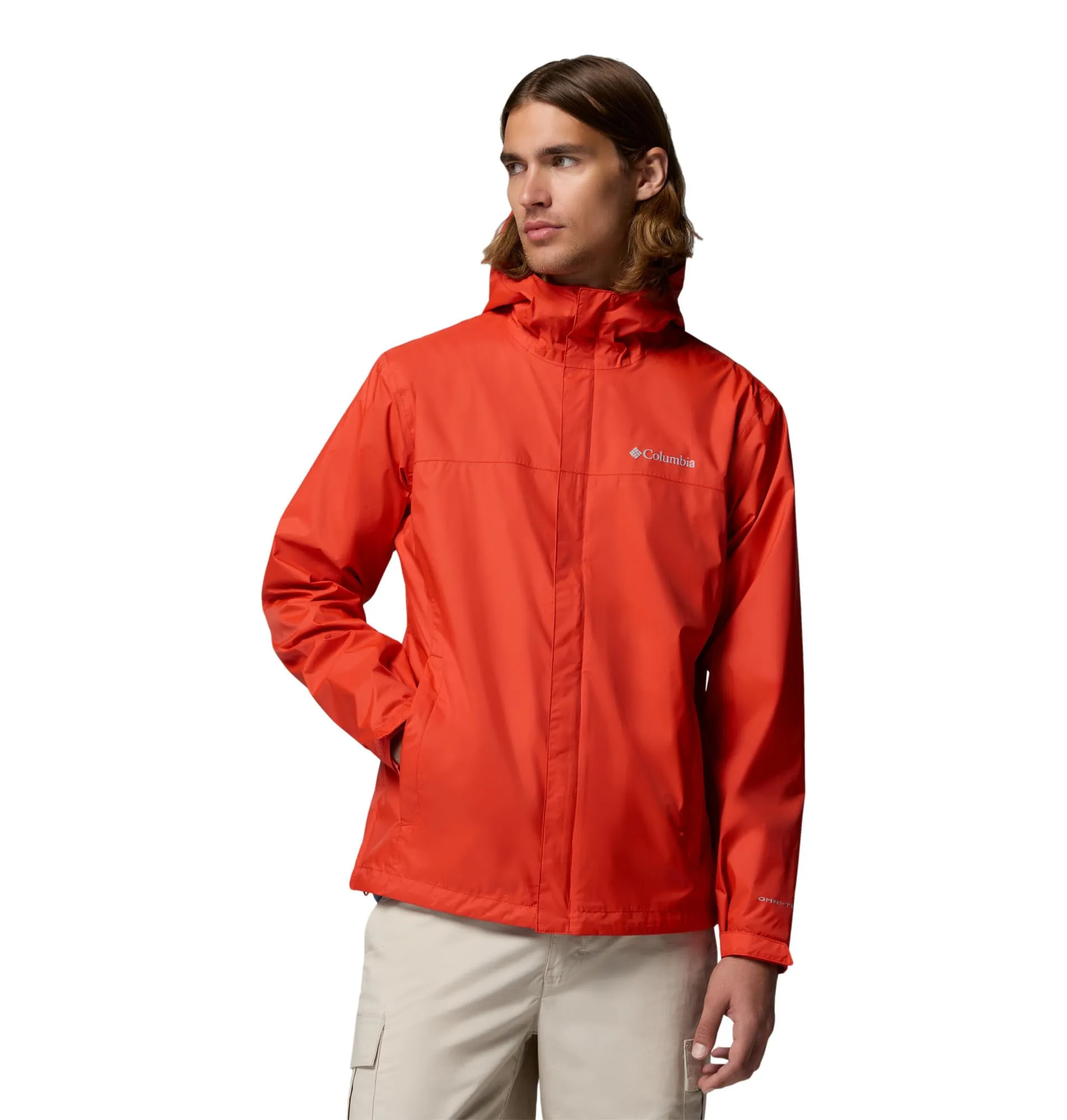 Columbia Watertight II Giacca Impermeabile da Uomo, Super Sonic, L - immagine 1