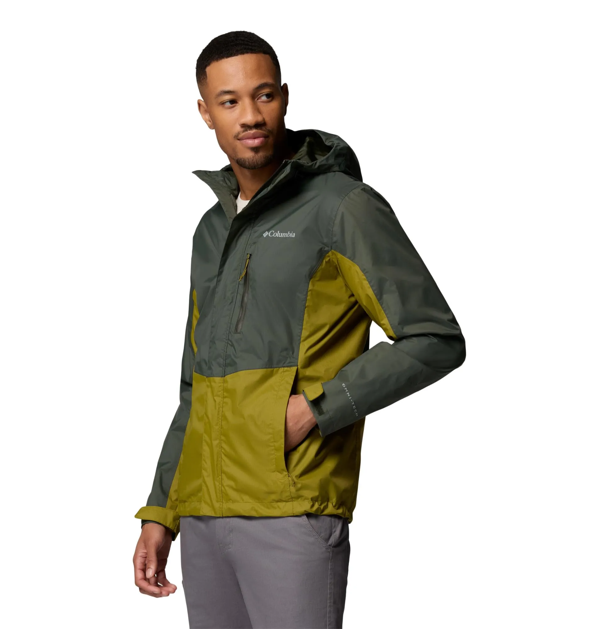 Columbia Pouring Adventure III Jacket - Greenscape/Mossy Green, S - immagine 4