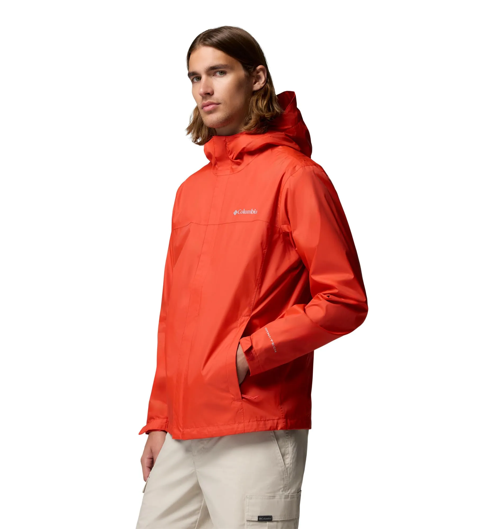 Columbia Watertight II Giacca Impermeabile da Uomo, Super Sonic, XL - immagine 4