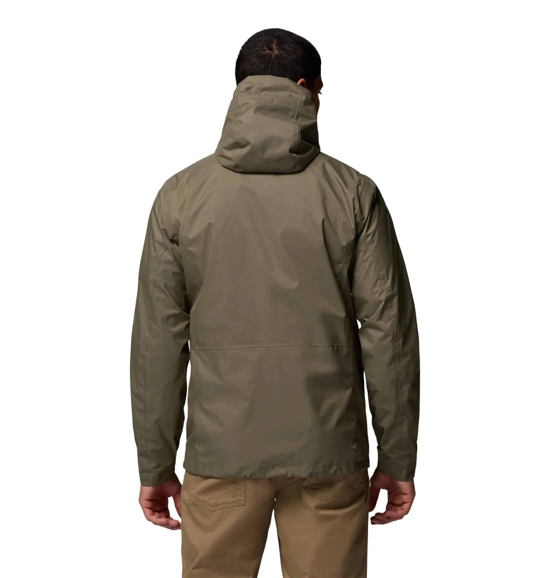 Columbia Pouring Adventure III Giacca Impermeabile da Uomo, Stone Green, XXL - immagine 2