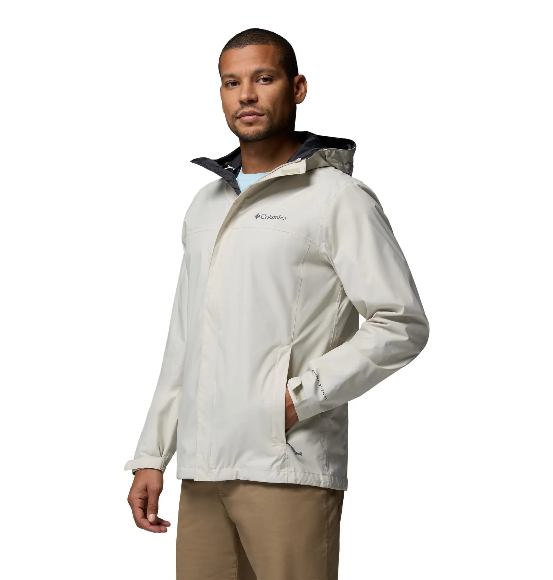 Columbia Watertight II Giacca Impermeabile da Uomo, Dark Stone, L - immagine 4