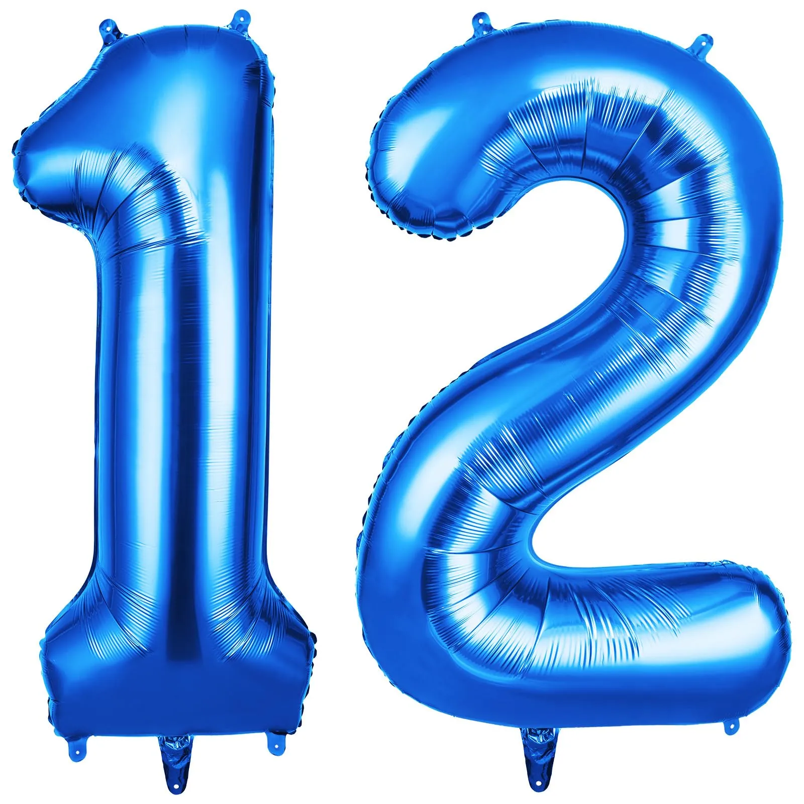 OFFCUP Palloncini Numero 12 Blu, 101 cm - immagine 1